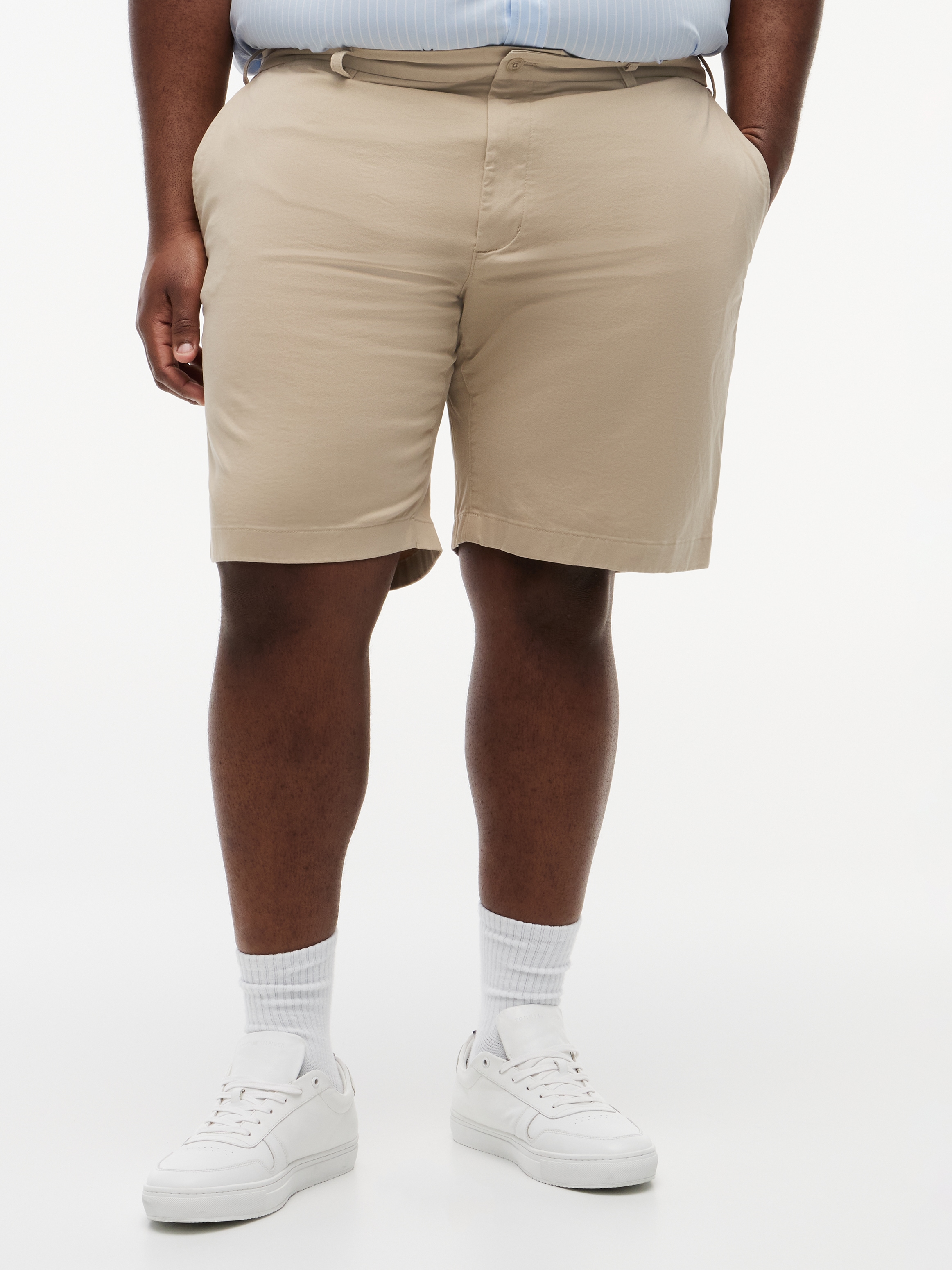Tommy Hilfiger Big & Tall Chinoshorts »BT-DENTON 9.5 ESS TWILL-B«  Twill, slim fit, Grosse Grössen