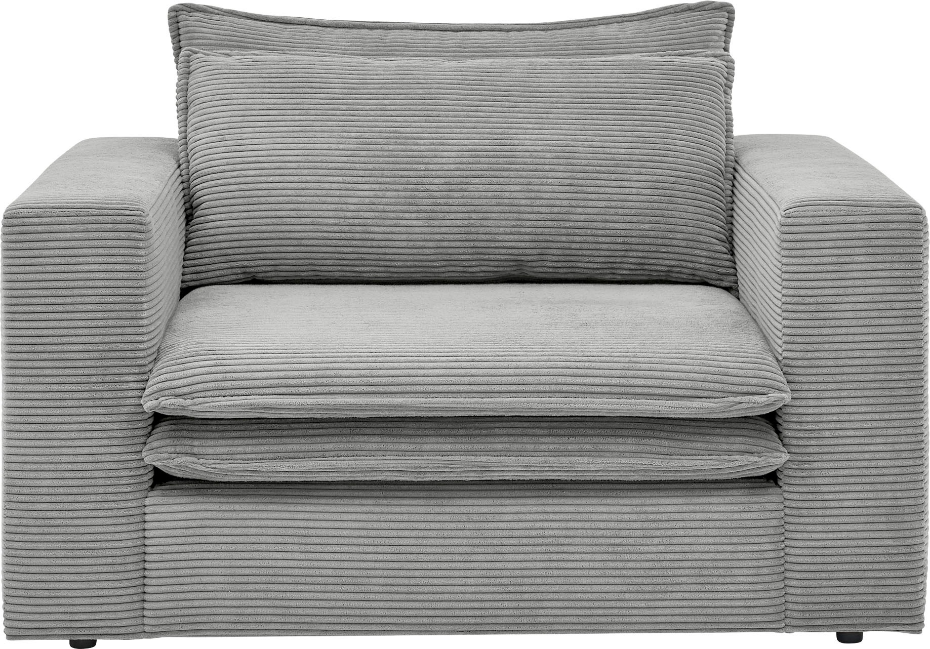 Home affaire Loveseat »PIAGGE« Hochwertiger Cord, trendiger Loveseat