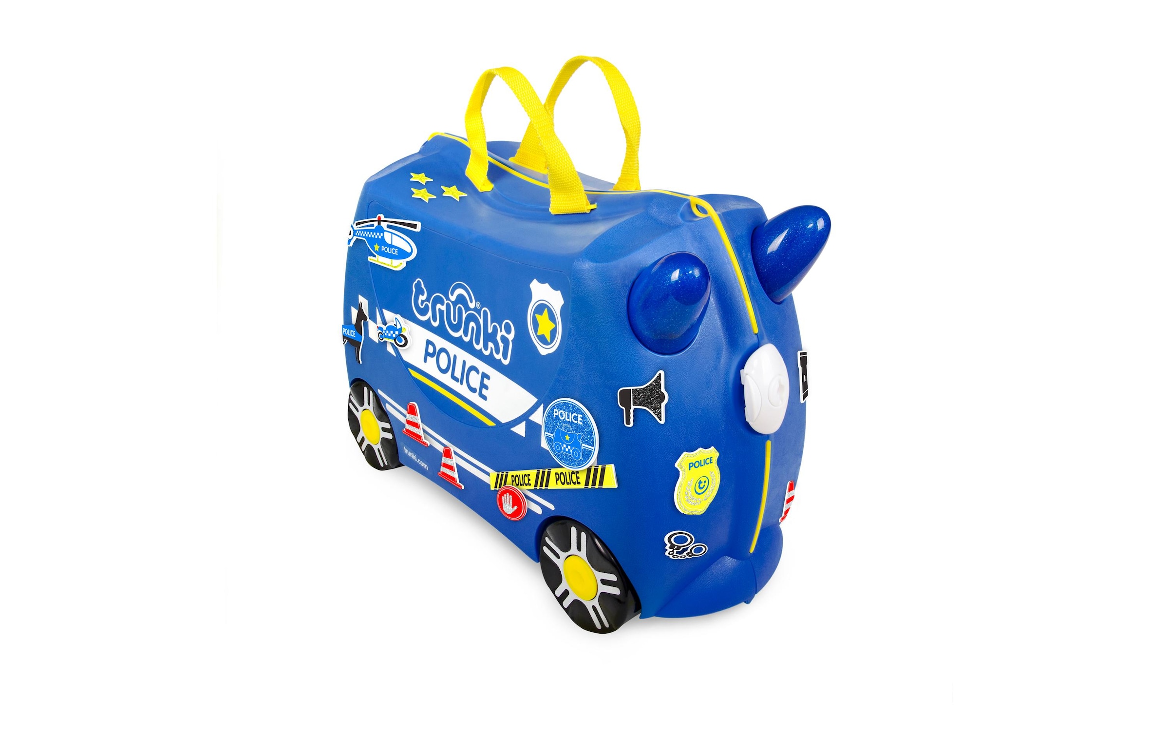 TRUNKI Trolley »Polizei Blau« 4 Rollen