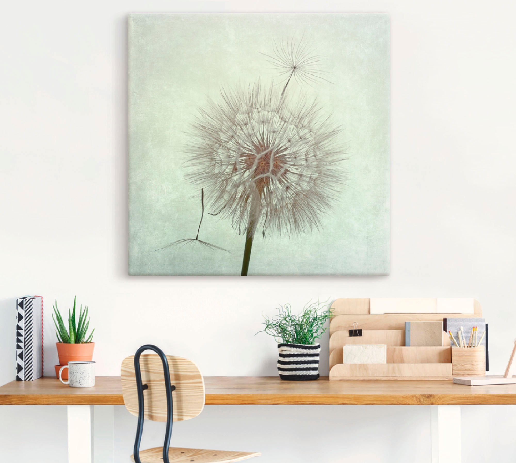 Artland Tableau sur toile »Pusteblume II« 1 cuis tlg. auf Holzrahmen gespannt