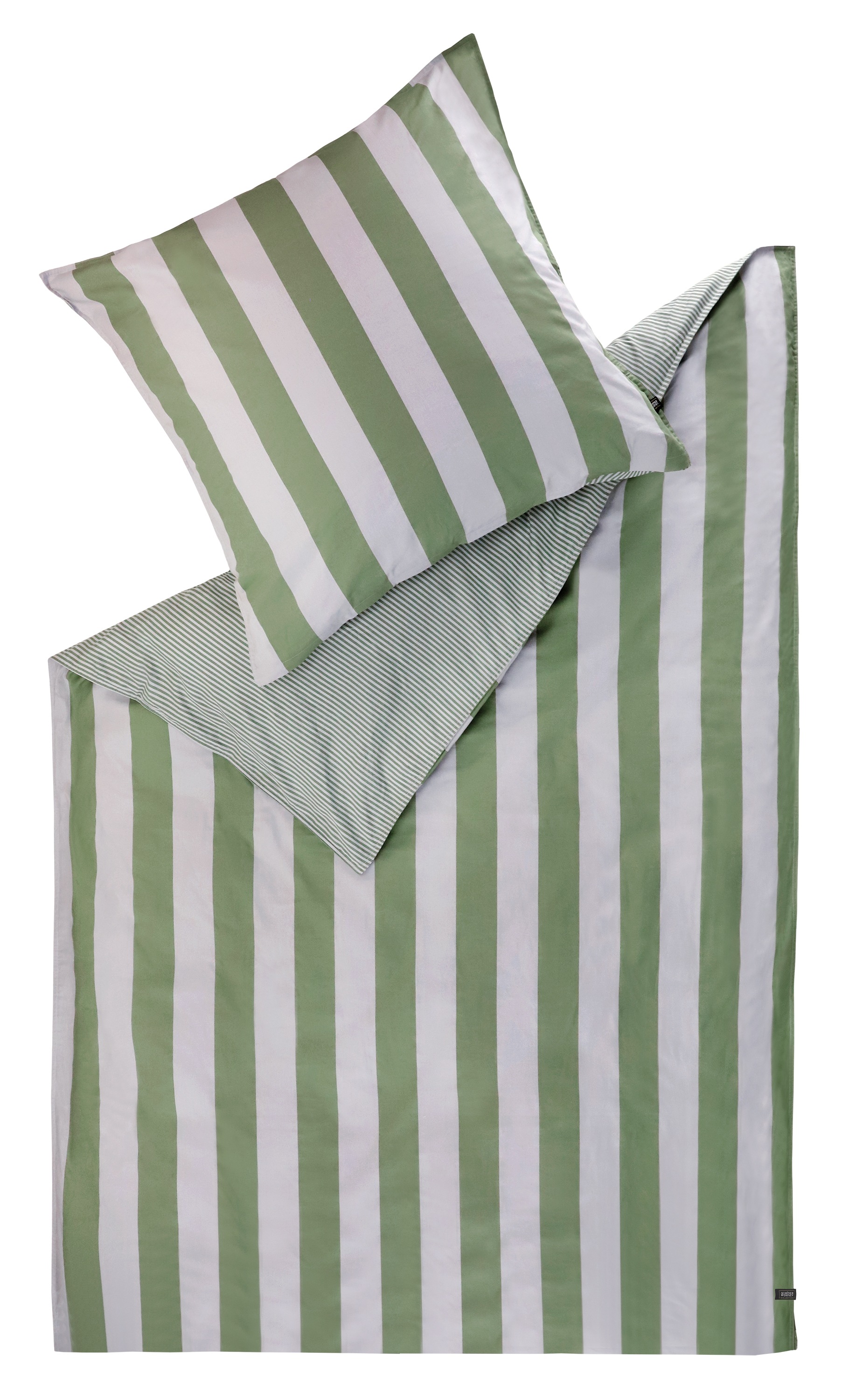 SCHÖNER WOHNEN-Kollektion Wendebettwäsche »Panel« 2 Stk. aus reiner Baumwolle und kleinem Stehsaum