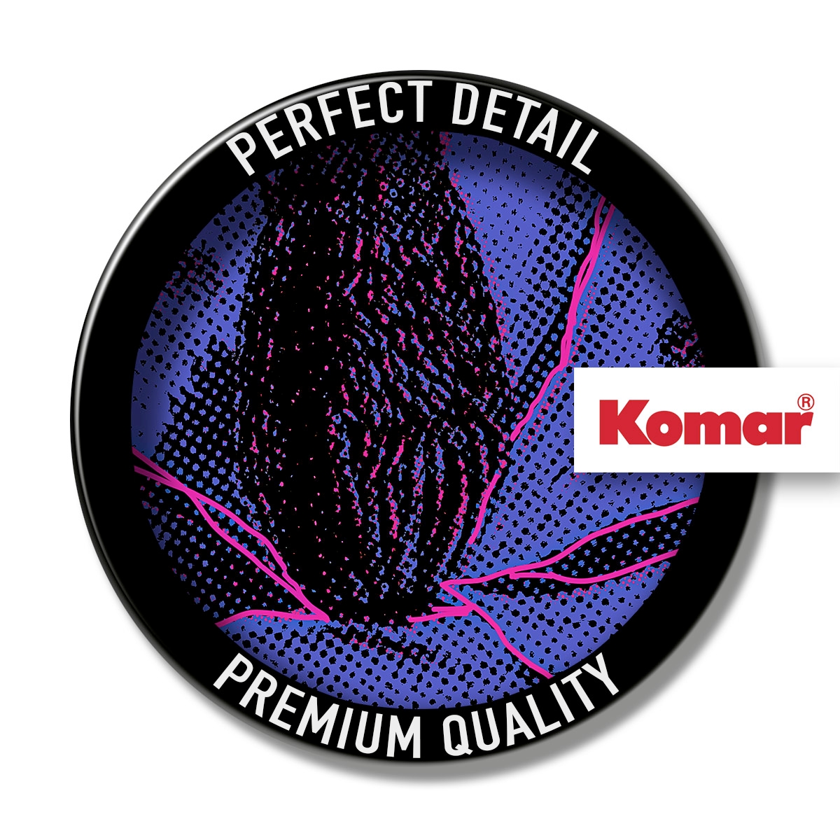 Komar Tableau sur toile »Purple Fusion - Grösse 60 x 60 cm« 1 cuis tlg. Keilrahmenbild mi Echtholzrahmen