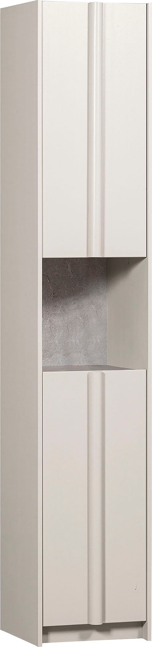 WOOOD Vitrine »Basu Smalle Hochschrank« 2 Türen, 1 Schublade, H 210 cm x B 40 cm