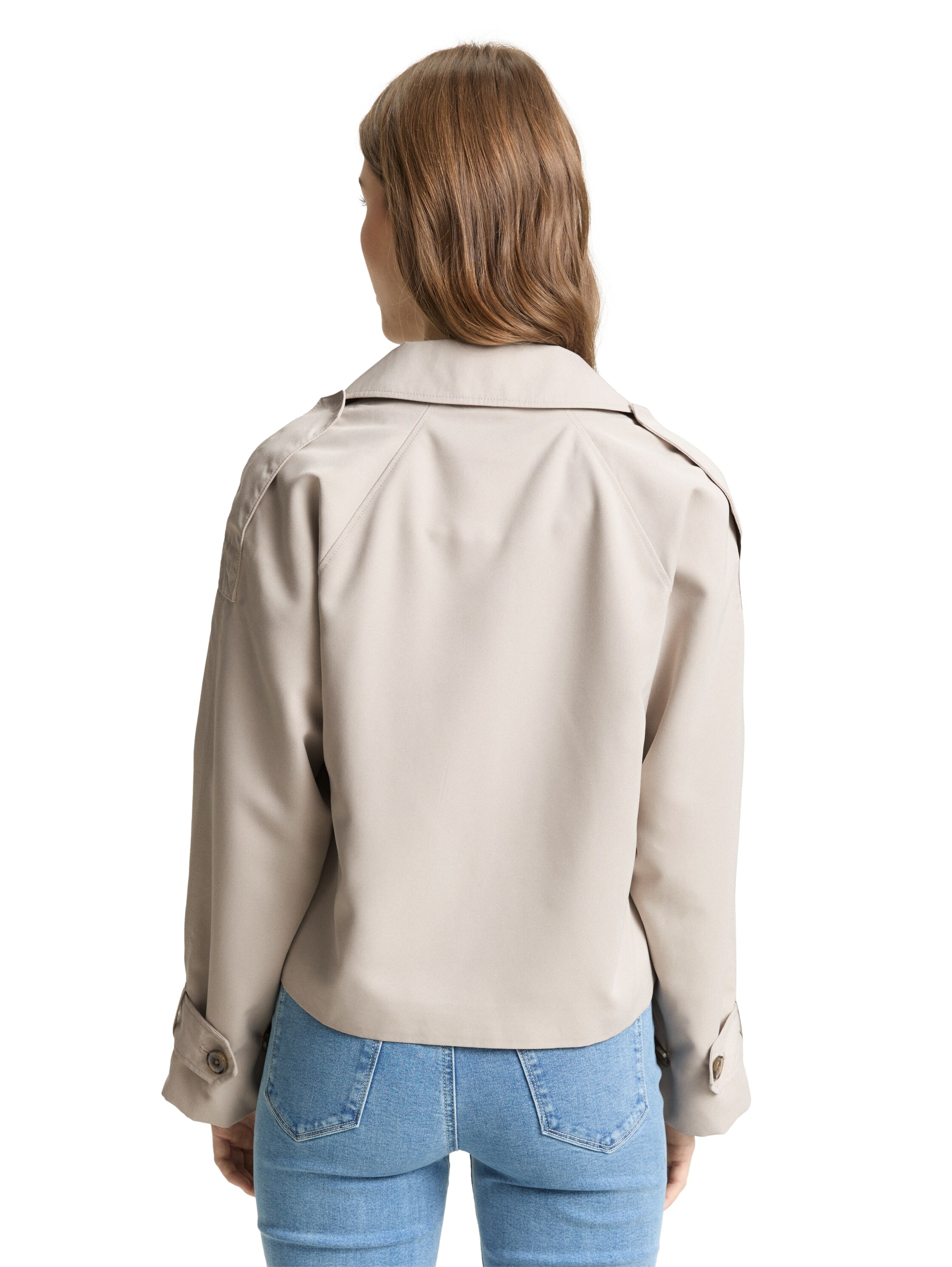 TOM TAILOR Denim Caban ohne Kapuze mit Reverskragen