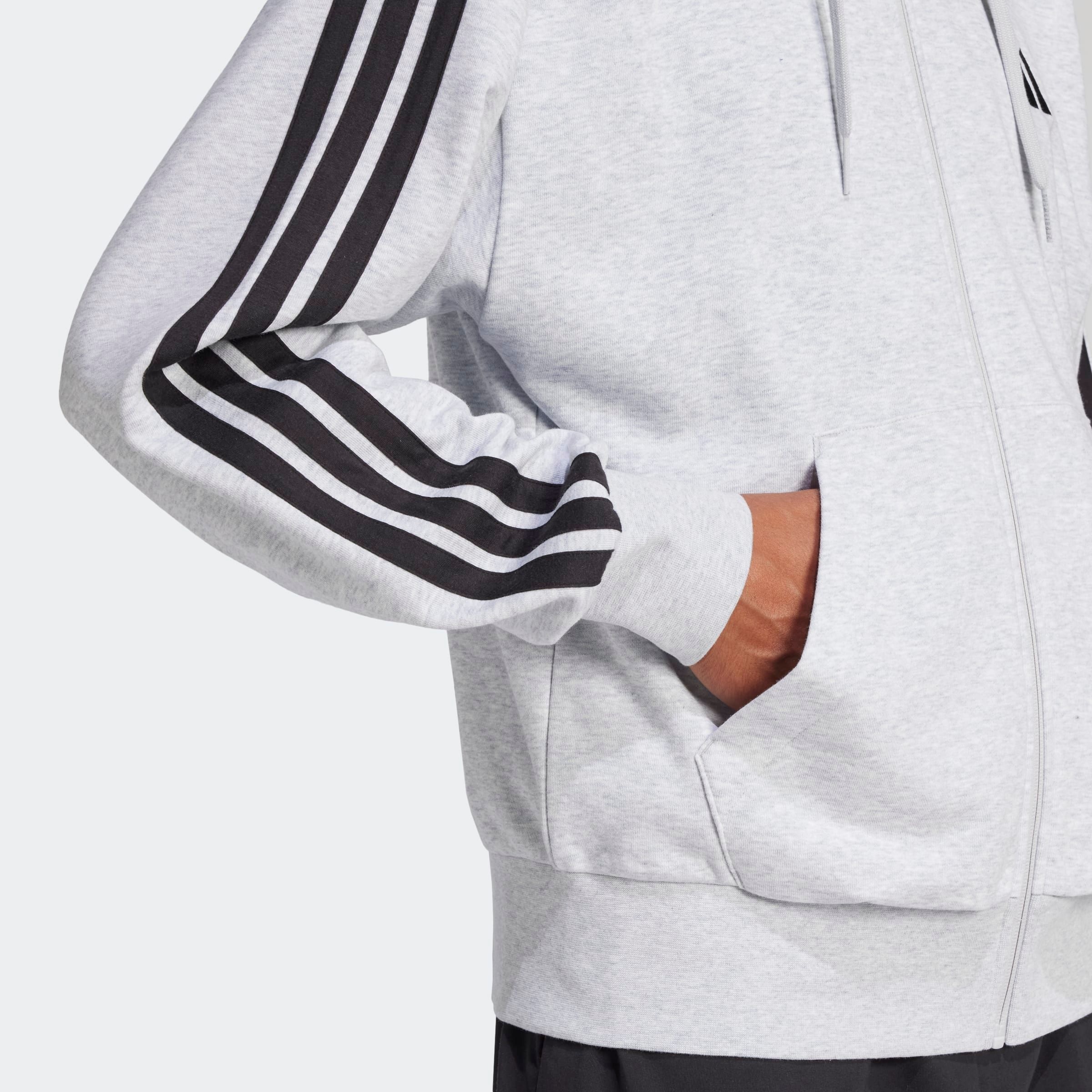 adidas Sportswear Kapuzensweatshirt »ESSENTIALS 3-STREIFEN FRENCH TERRY«
