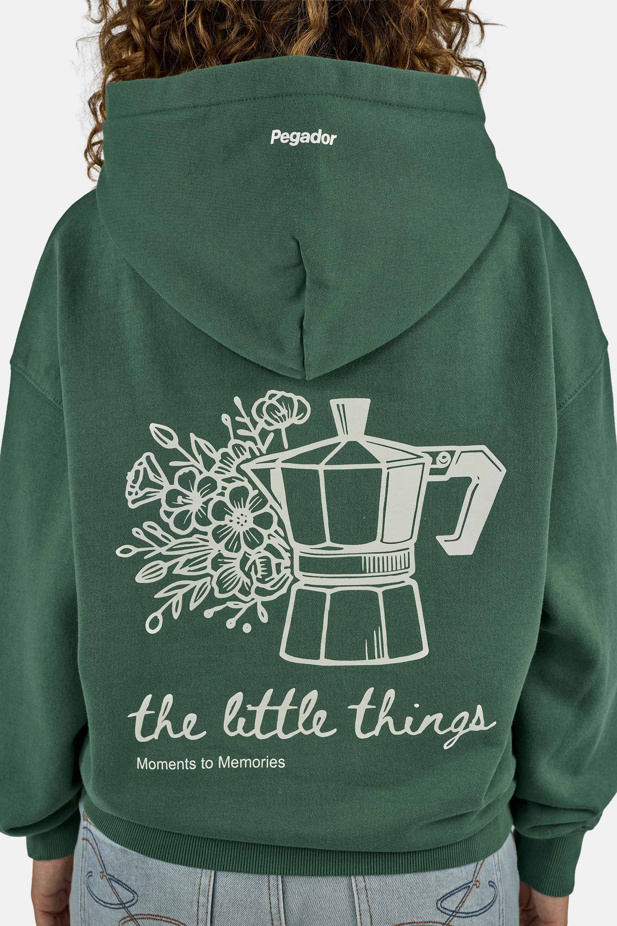 PEGADOR Sweat à capuche »Miravet Oversized Hoodie«, mélange de coton, oversize
