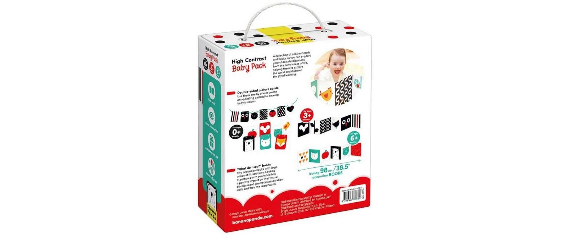   Jouets éducatifs »Banana Panda Baby Buch High Contrast Pappe«