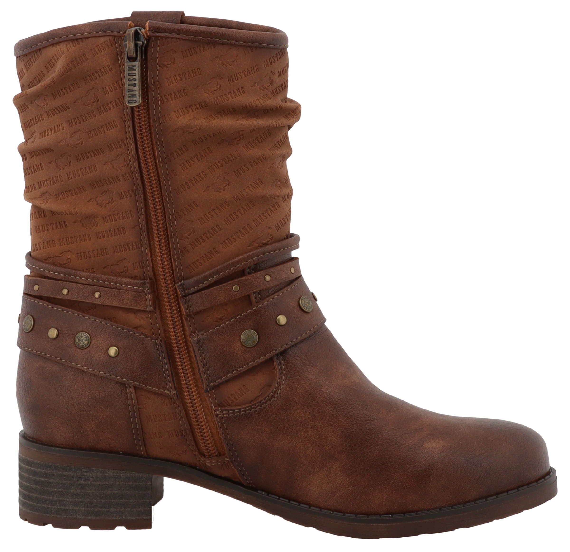 Mustang Shoes Bottes d'hiver »Fabienne«  Bottines, bottes western aspect usé