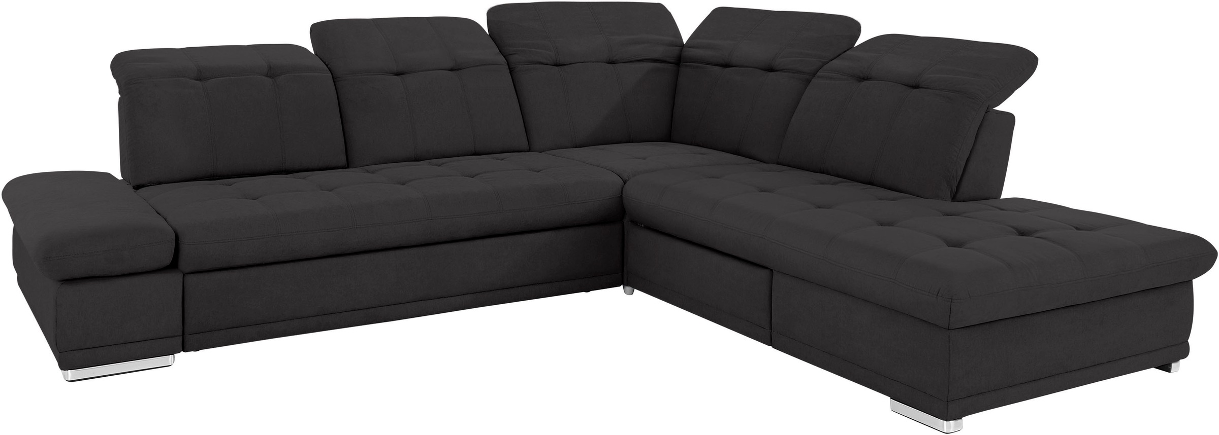 COTTA Ecksofa »Holiday L-Form mit Sitztiefen-, Armteil- und Kopfteilverstellung« wahlweise mit Bettfunktion & Bettkasten