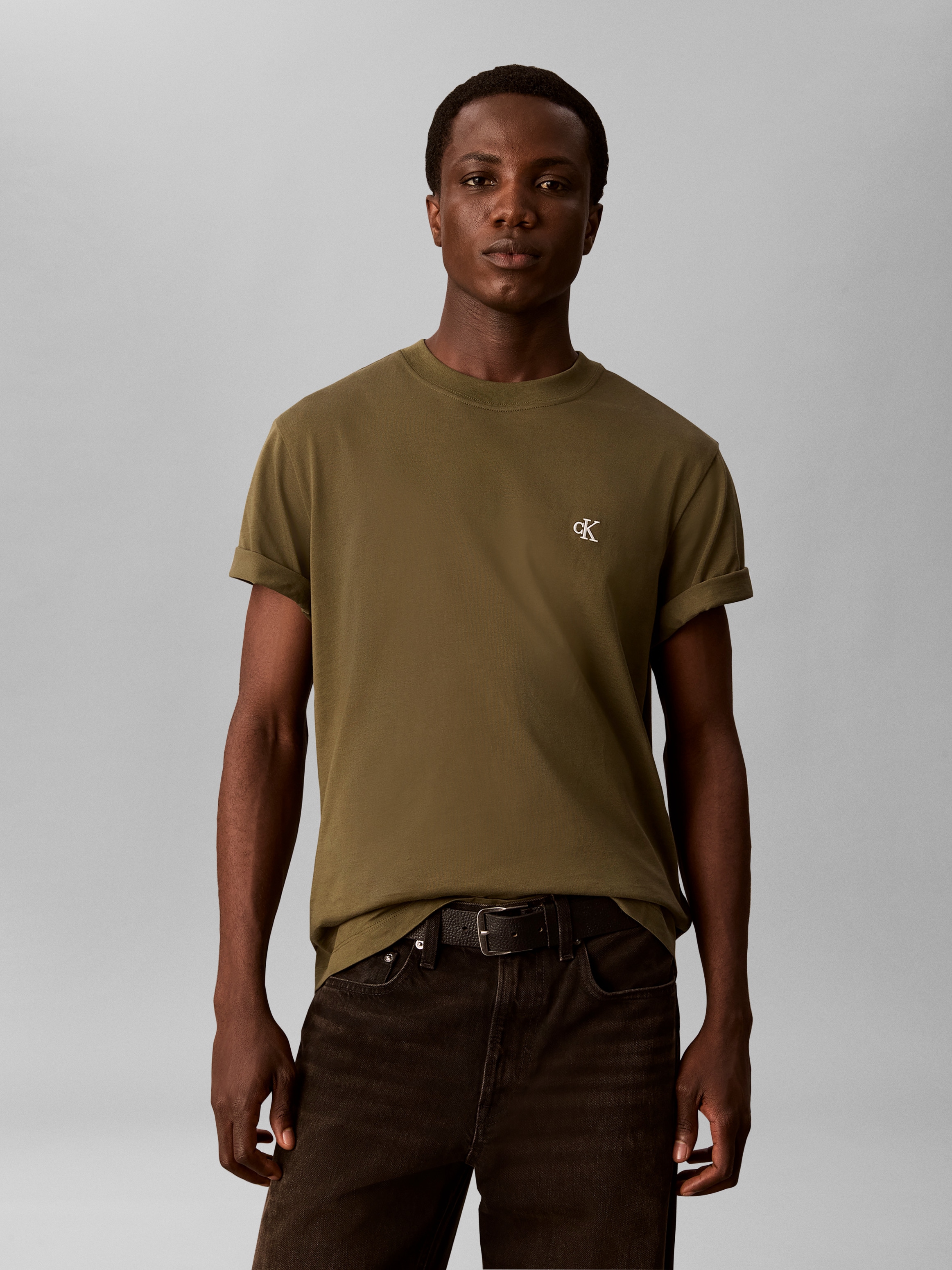 Calvin Klein Sweat-shirt , encolure ronde, coupe régulière, broderie de logo
