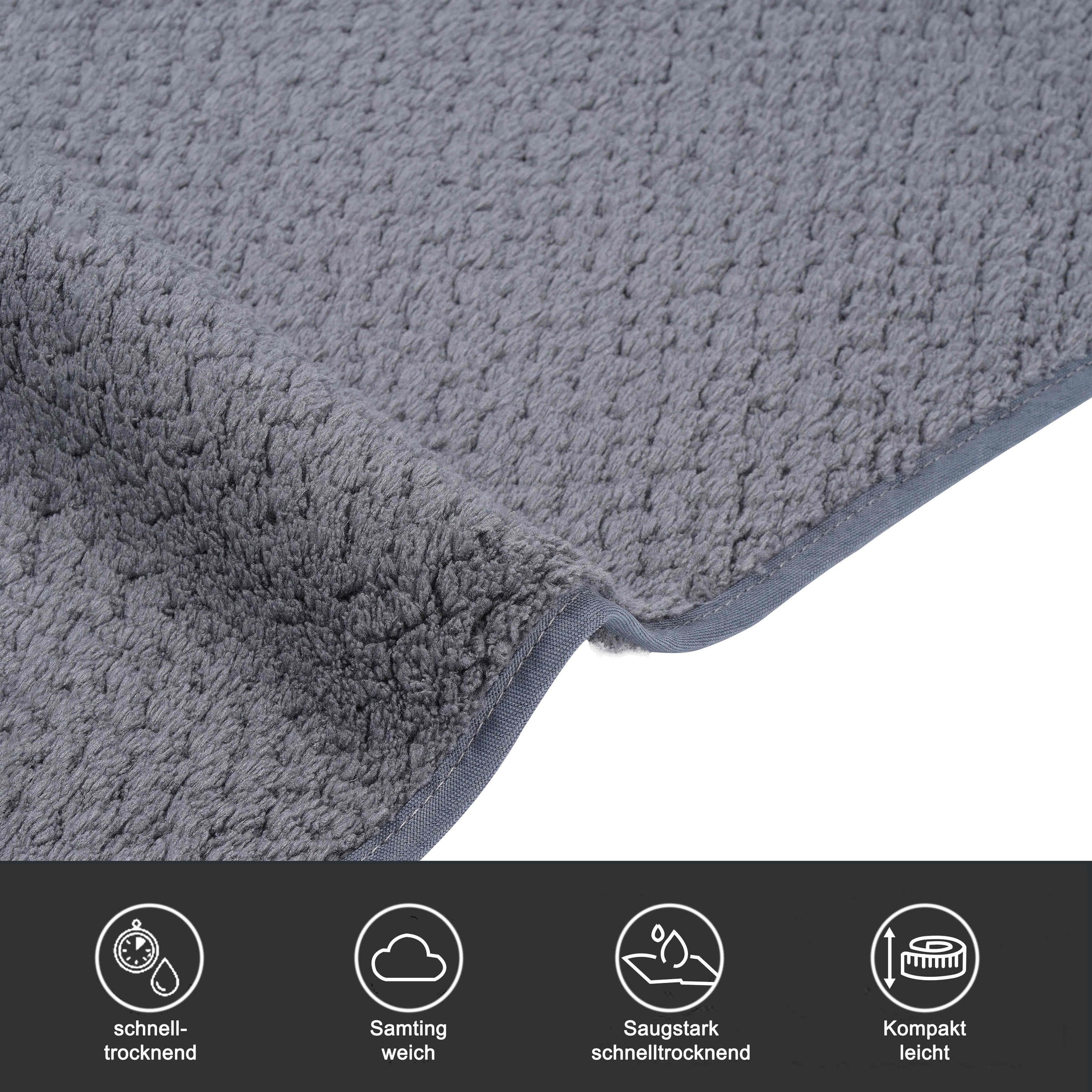 GOODproduct Handtücher »Parris, diverse Grössen, ideal als Sporthandtuch, Reisehandtuch« sehr leicht, kompakt, schnelltrocknend, Mikrofaser, mit Waffelmuster