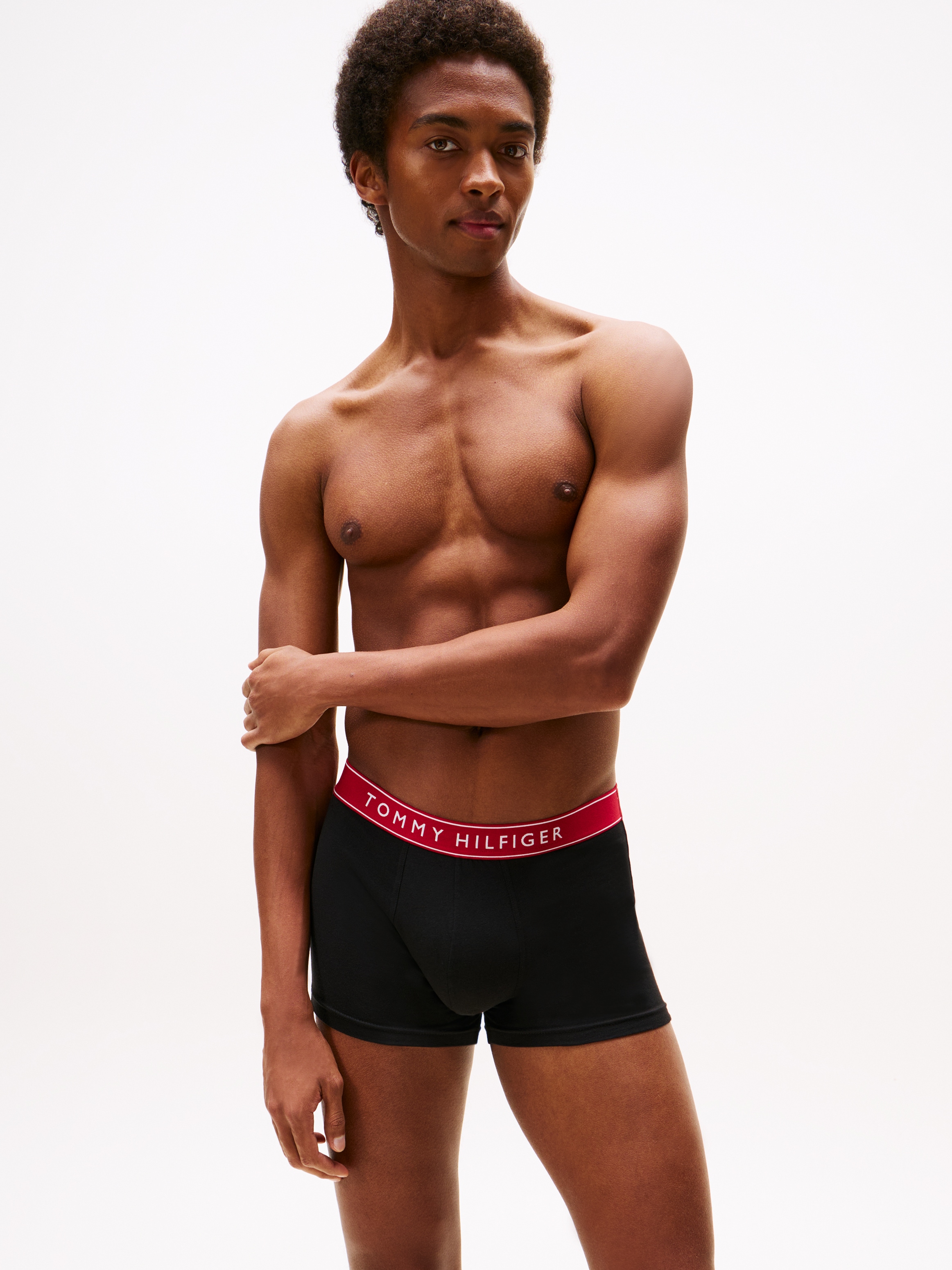 Tommy Hilfiger Underwear Trunk, 5 Stk. kurzes Bein, elastischer Bund mit Logo