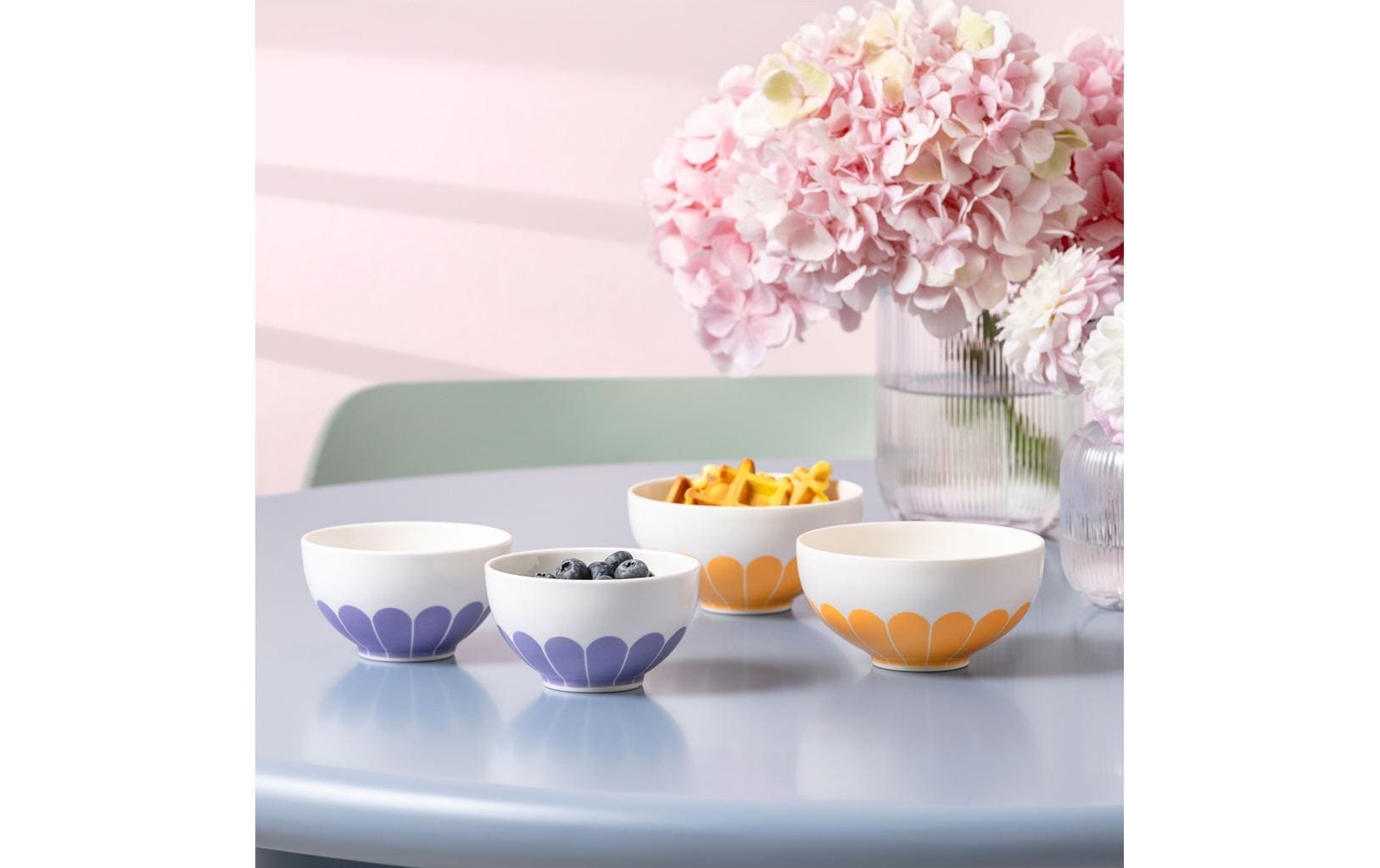 Villeroy & Boch Schale »Fleur Couleur 4 Stück« aus Porzellan