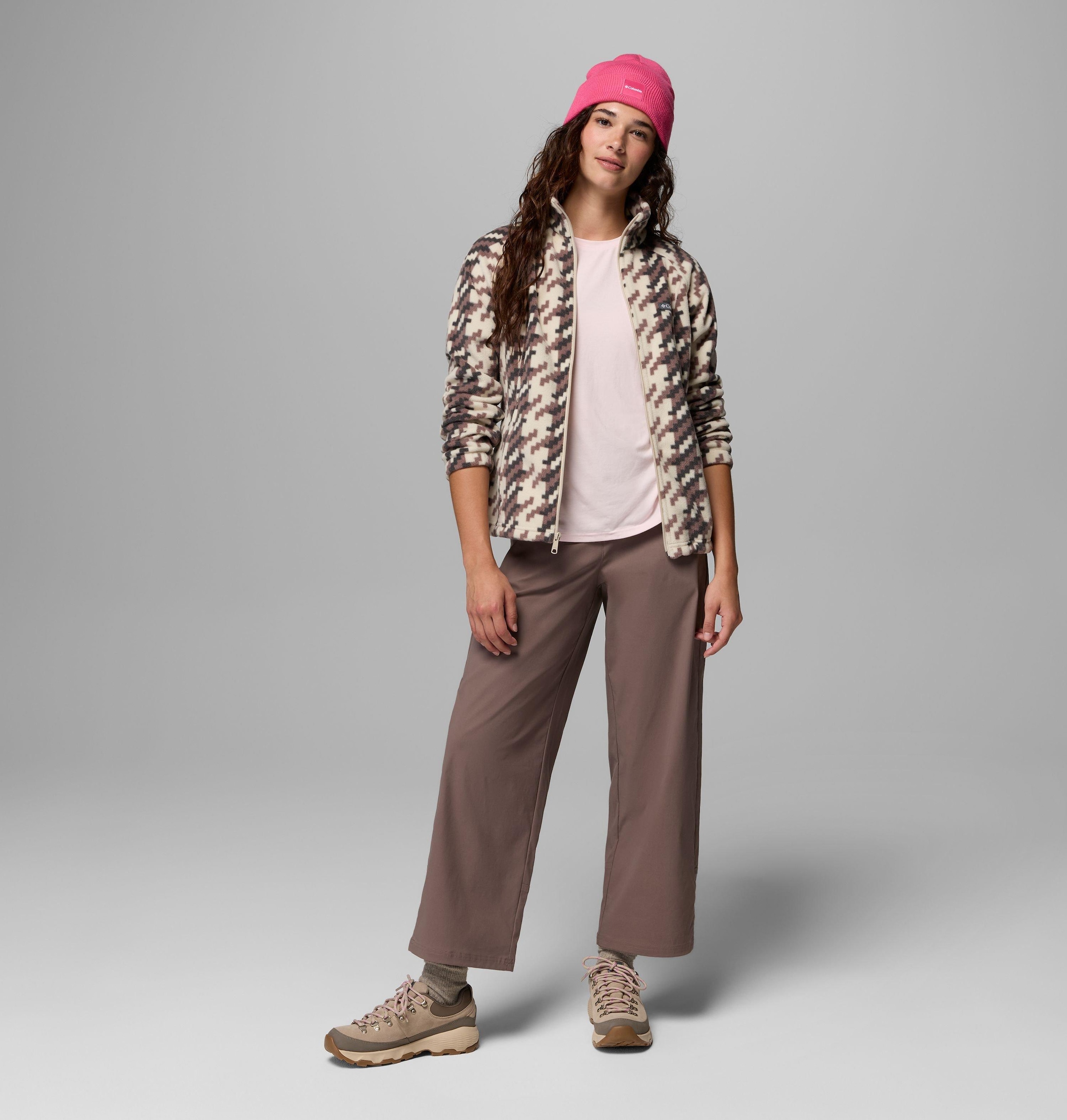 Columbia Fleecejacke »Benton Springs Printed Full Zip« mit Reissverschluss, wasserabweisend, windabweisend, atmungsaktiv
