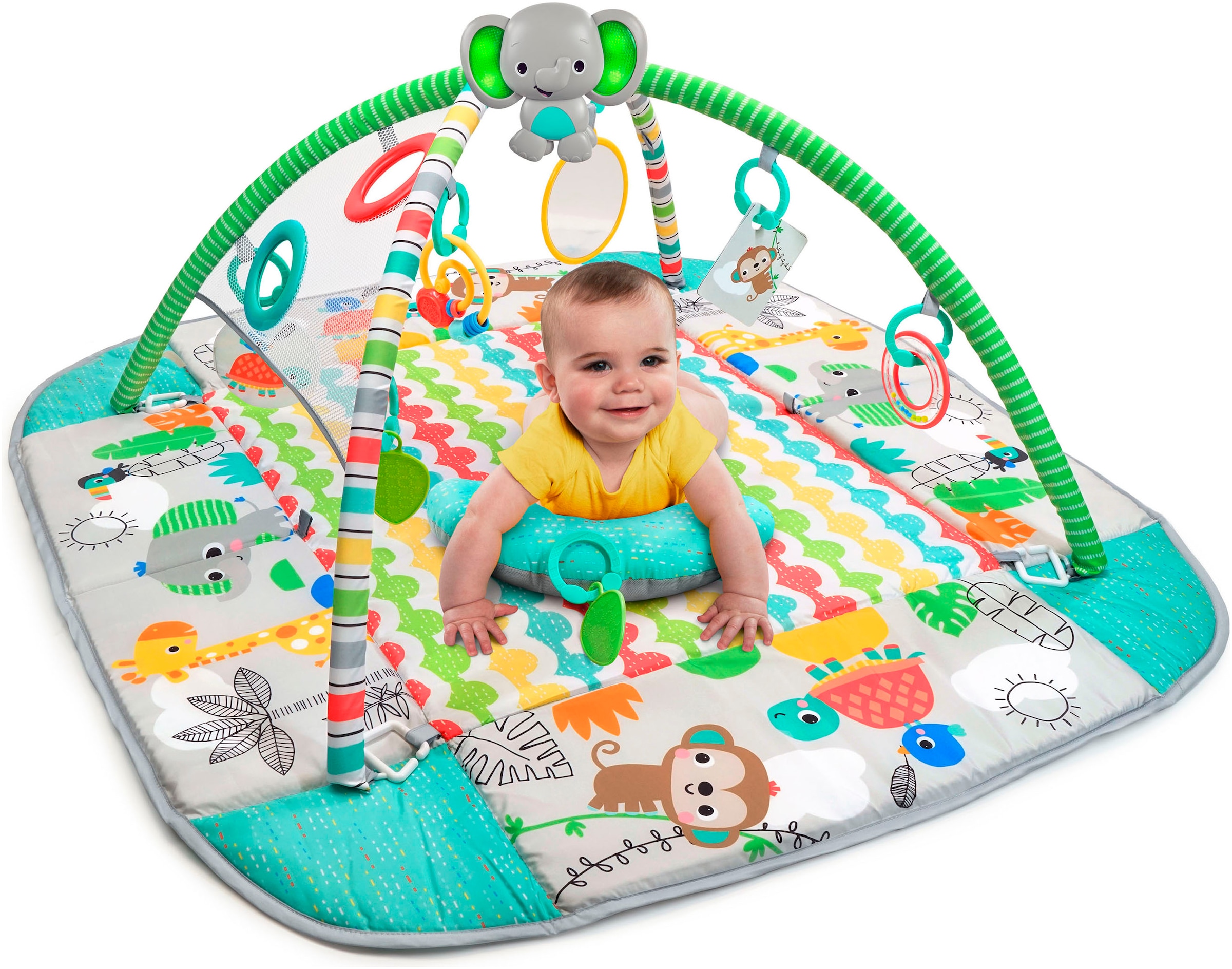 Bright Starts Spielbogen »5-in-1 Your Way Ball Play™ Activity Gym & Ball Pit - Totally Tropical™« mit Licht und Sound