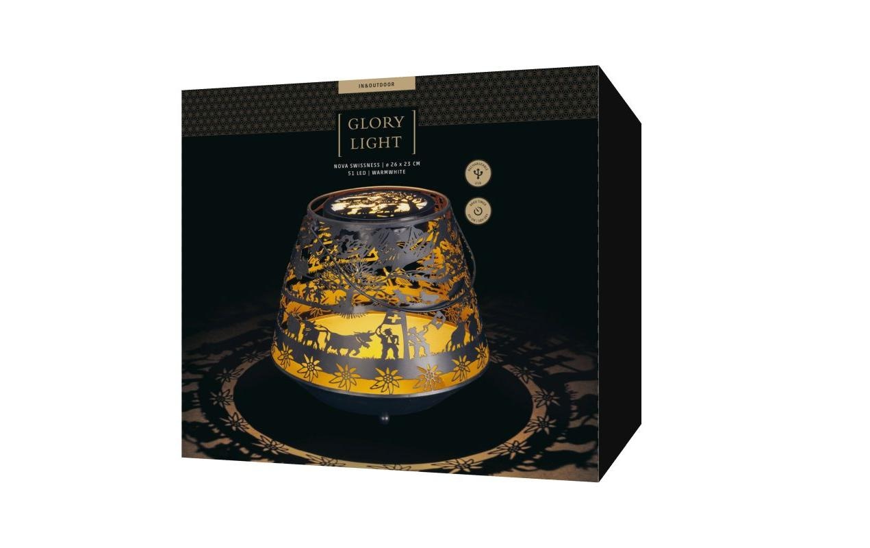 STT LED Laterne »Nova swissness« Warmweiss