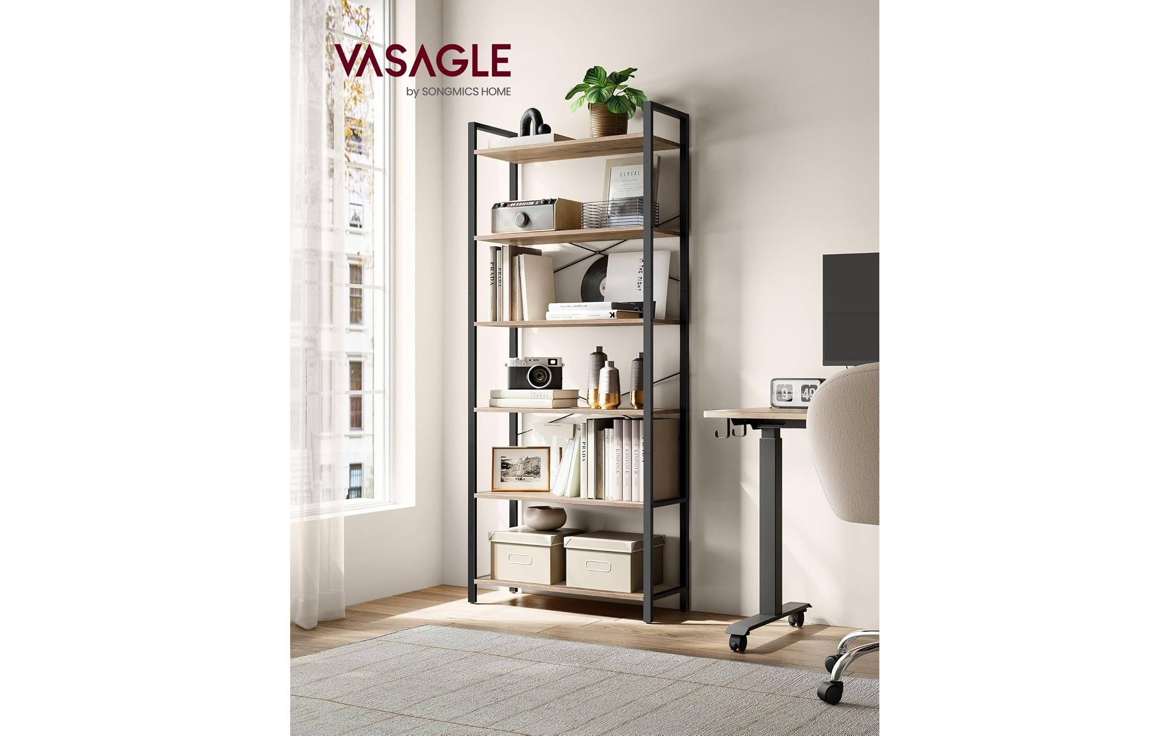 VASAGLE Bücherregal »6-stöckiges Bücherregal«