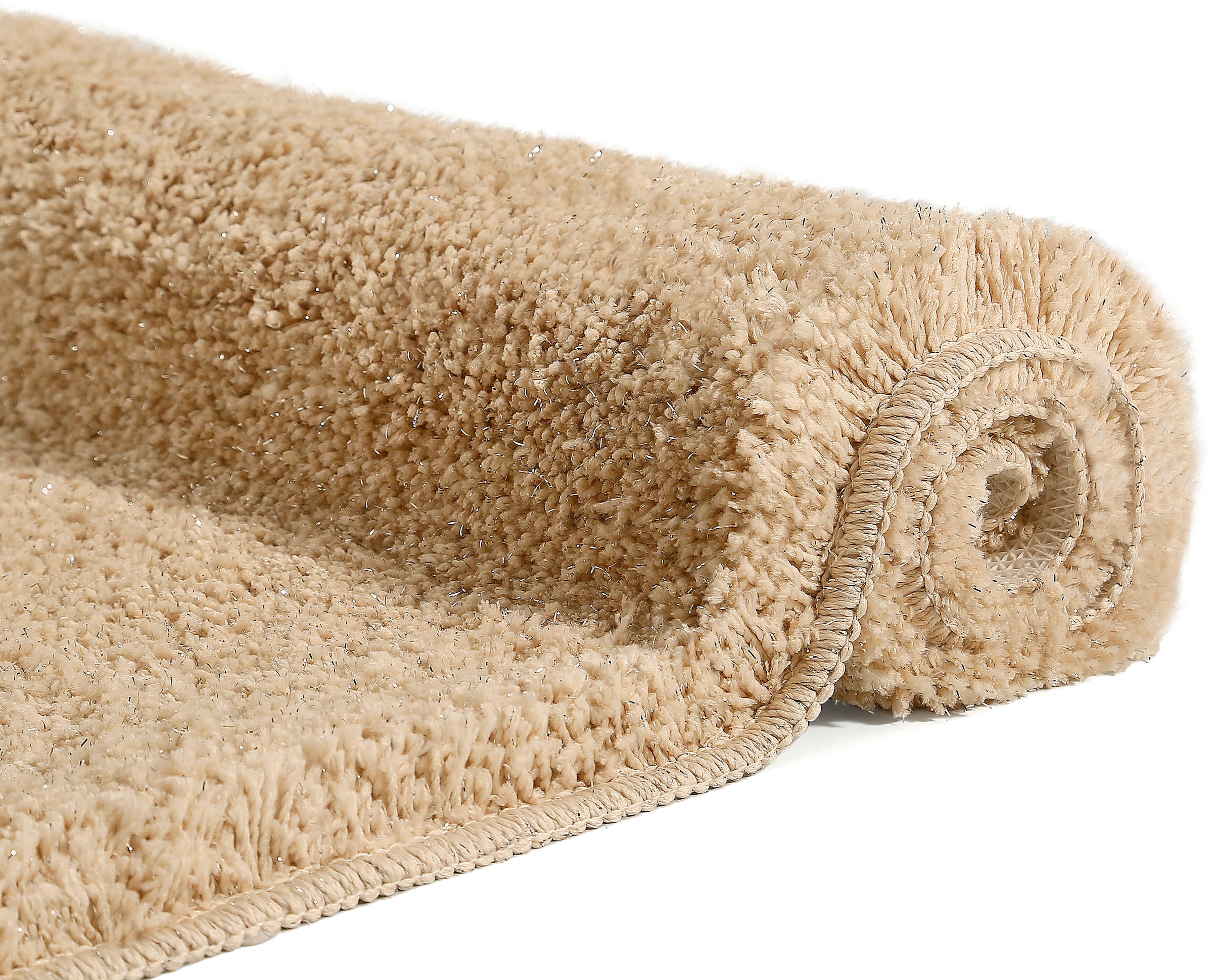 my home Tapis de bain »Glitzer, Badvorleger, Badezimmer Teppich« Höhe 30 mm Badteppich, Akzente durch Glitzer-Garn