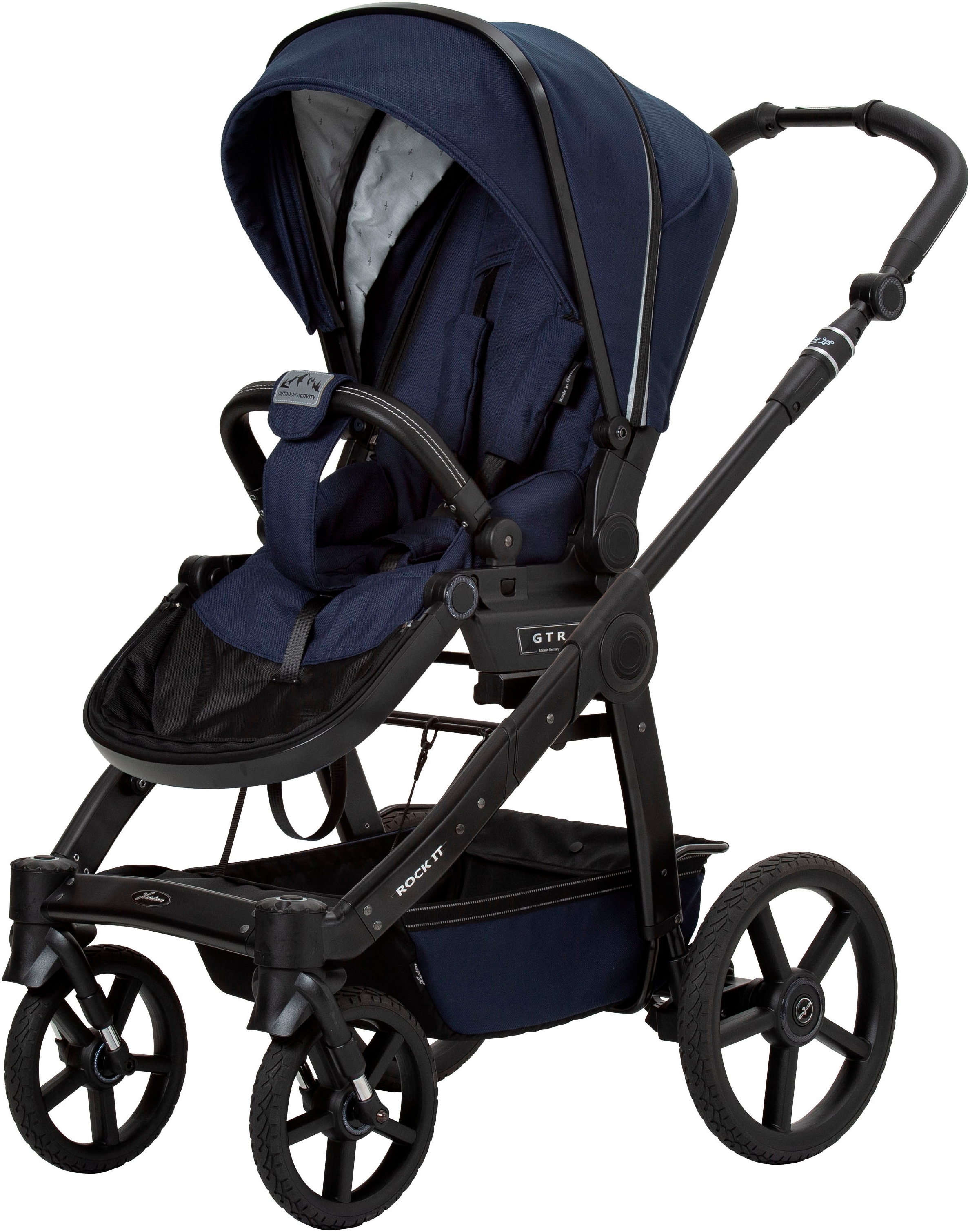 Hartan Kombi-Kinderwagen »Rock it GTR Outdoor mit Handbremse« Made in Germany