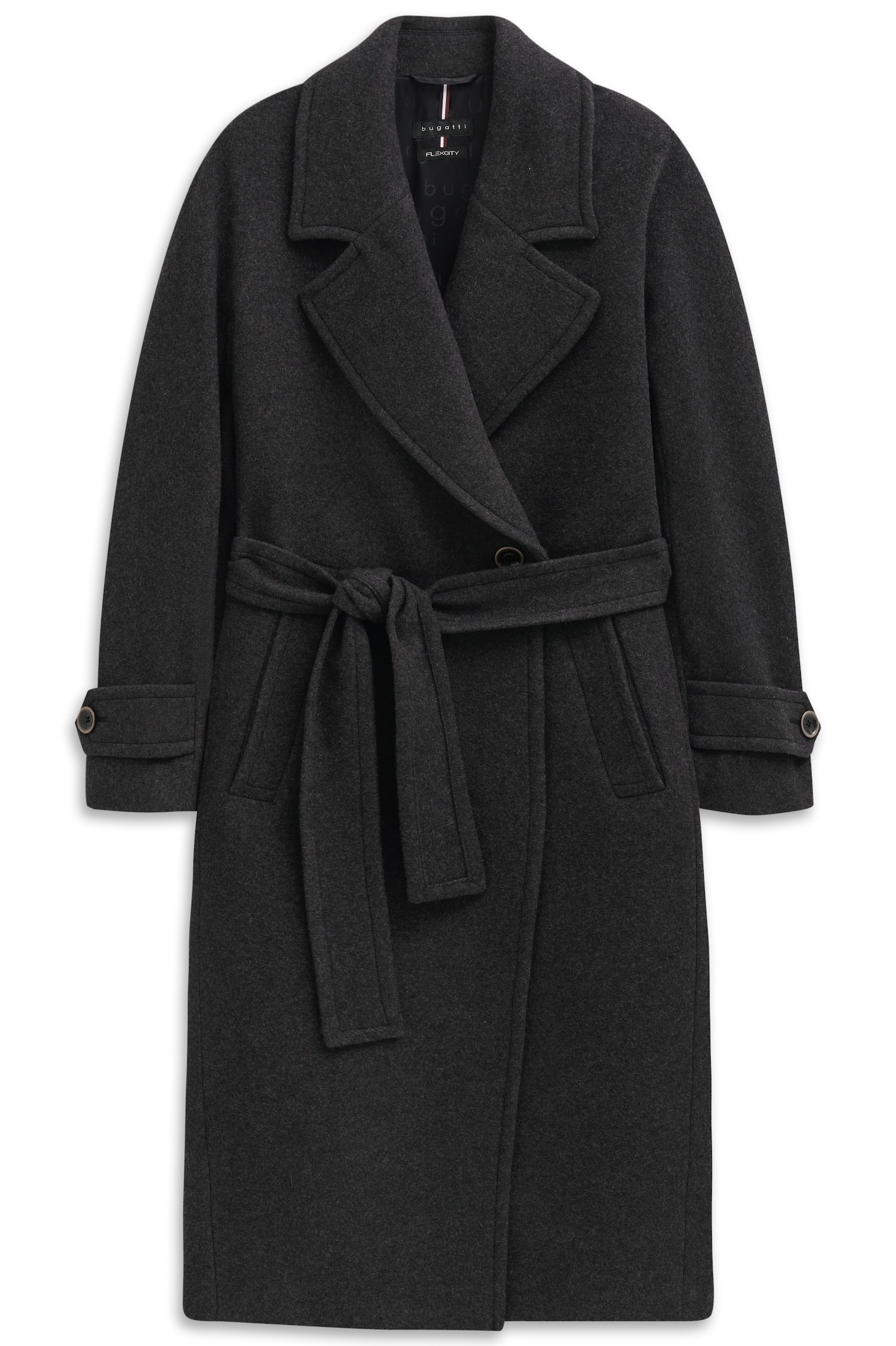 bugatti Trench-coat »Loose Fit« Oversized, Flexcity Stretch mit Bindegurt