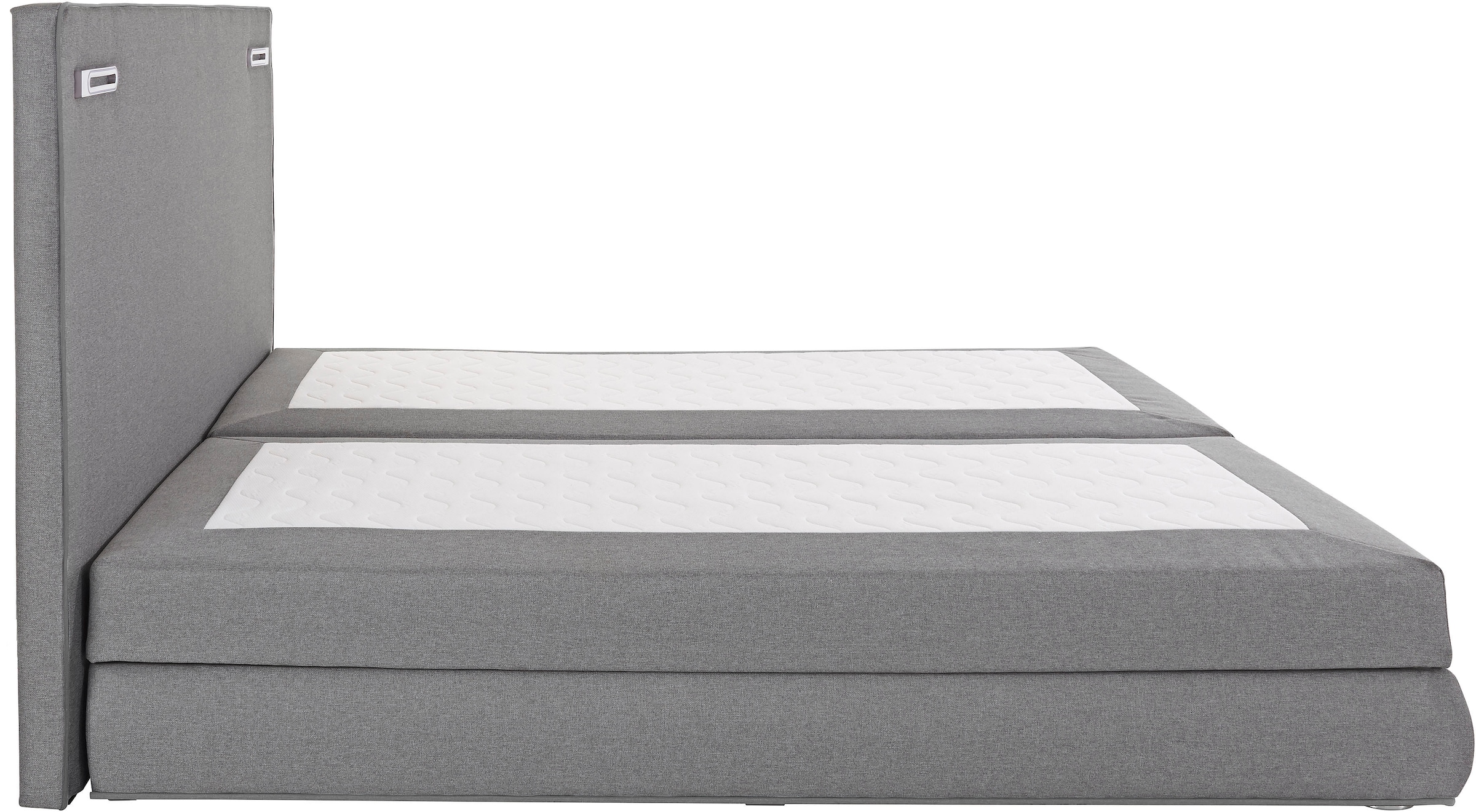 COLLECTION AB »NINONI, Stauraumbett mit Bettkasten & TTFK-Matratze« incl. coffre de lit, surmatelas et au choix avec éclairage LED