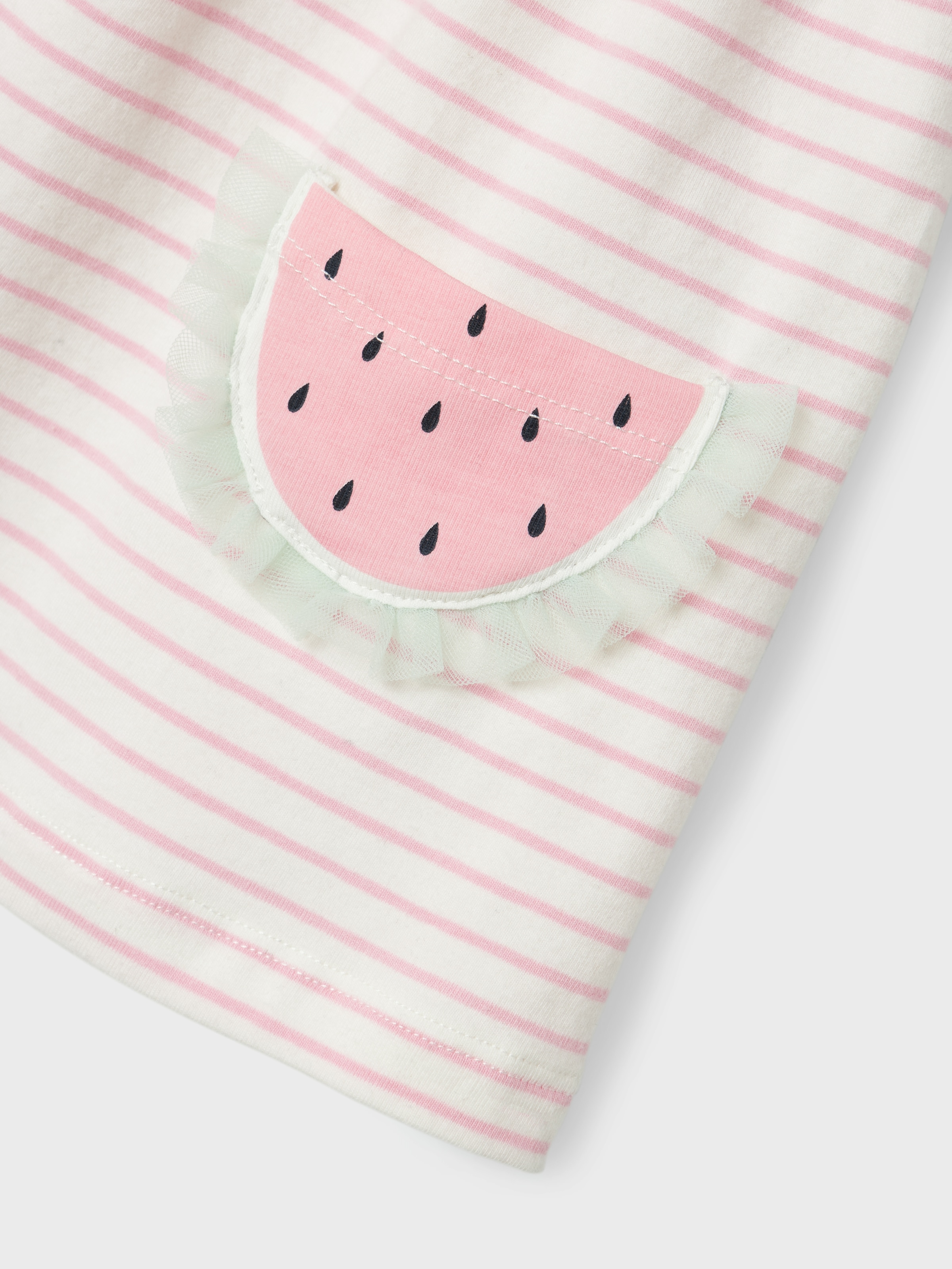 Name It Kleid & Leggings »NBFJABELLE SS DRESS SET« Set, 2 Stk. tlg. mit süssen aufgesetzten Taschen