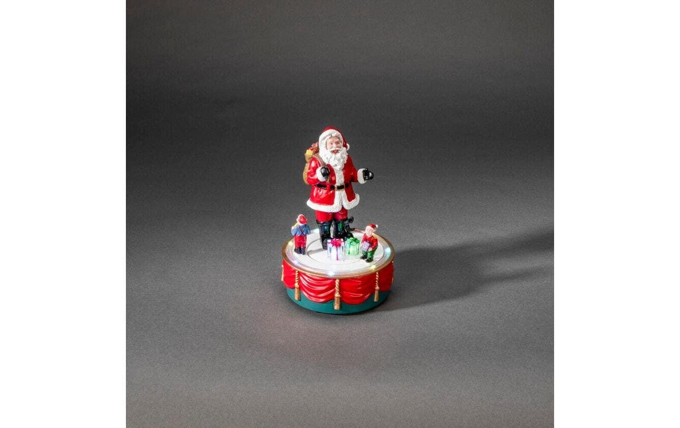 KONSTSMIDE Lumière décorative LED »LED-Szenerie Weihnachtsmann mit 6h Timer« Module LED RVB