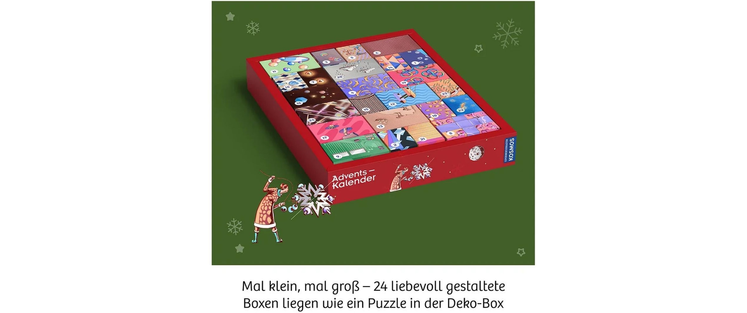 Kosmos Jouet calendrier de l'Avent »Experimente Adventskalender 2026 24 Forscher-Experimente«