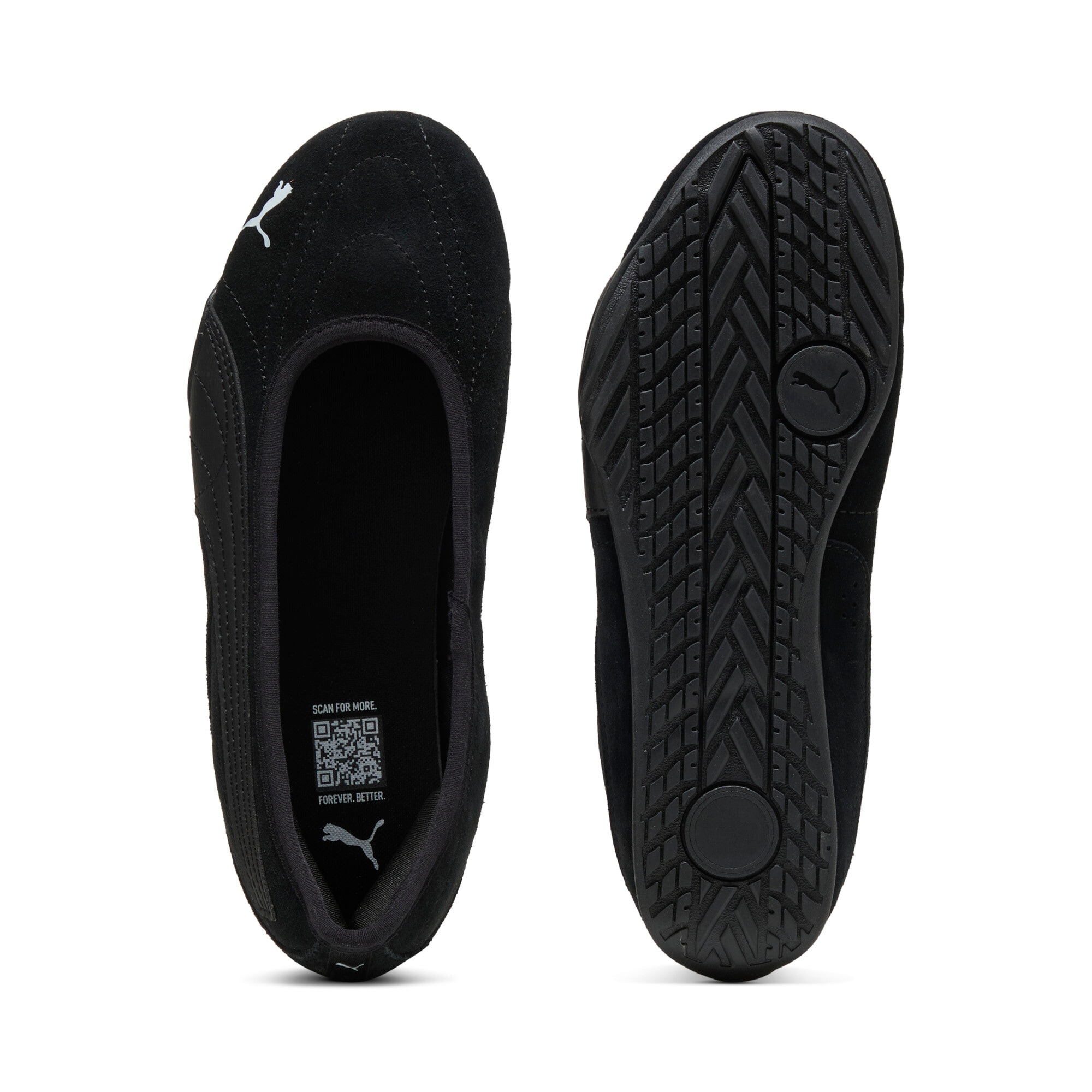PUMA Sneakers »CATCH SOLEIL BALLERINASD«  pour activités variées, avec dessus en cuir, avec lacets