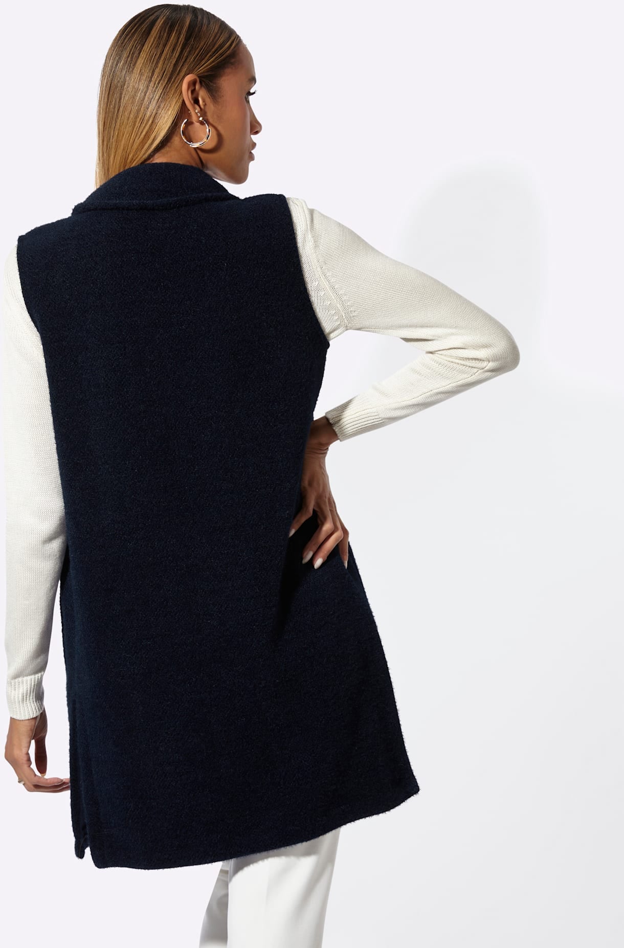 creation L Gilet long