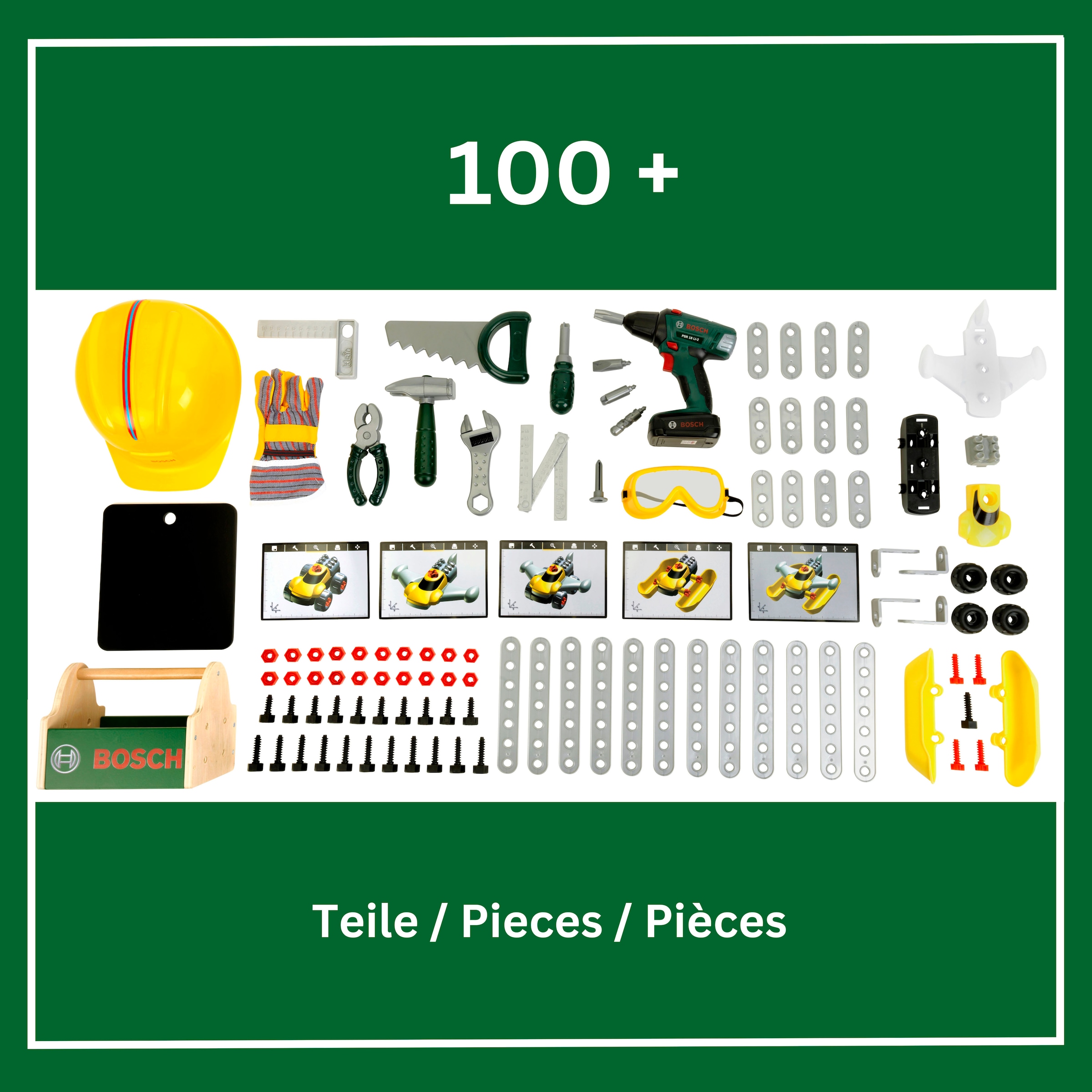 Klein Établi de jeu »BOSCH Holzwerkbank« mit Sound