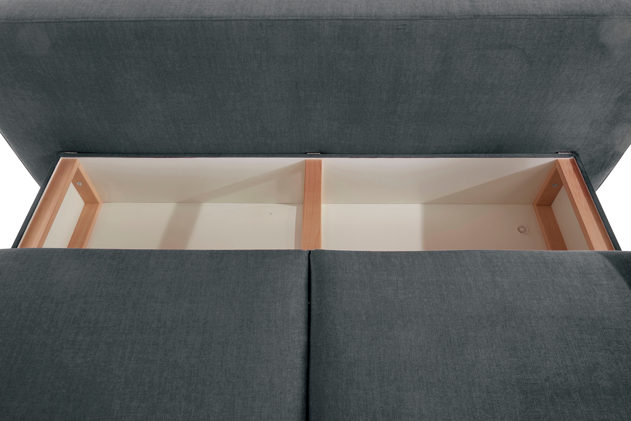 Home affaire Canapé-lit »Halbschlaf« mit Bettfunktion und Bettkasten