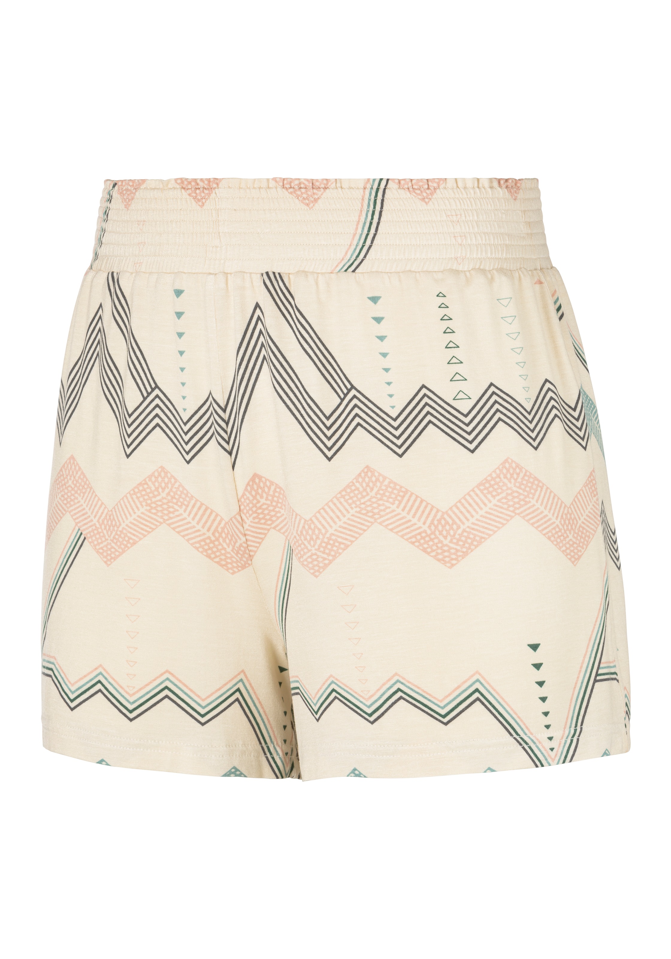 LASCANA Shorts de pyjama  avec motif graphique en zigzag