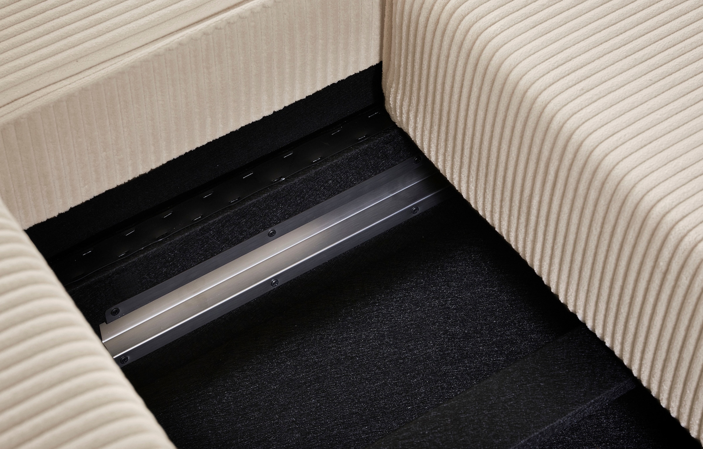 GOODproduct Paysage de salon »CASSI L-Form, 311cm - OTTO. Verlässliche Qualität.« Schlaffunktion (133/200), Boxspring, Bettkasten, Cord, Unser Tiefpreis