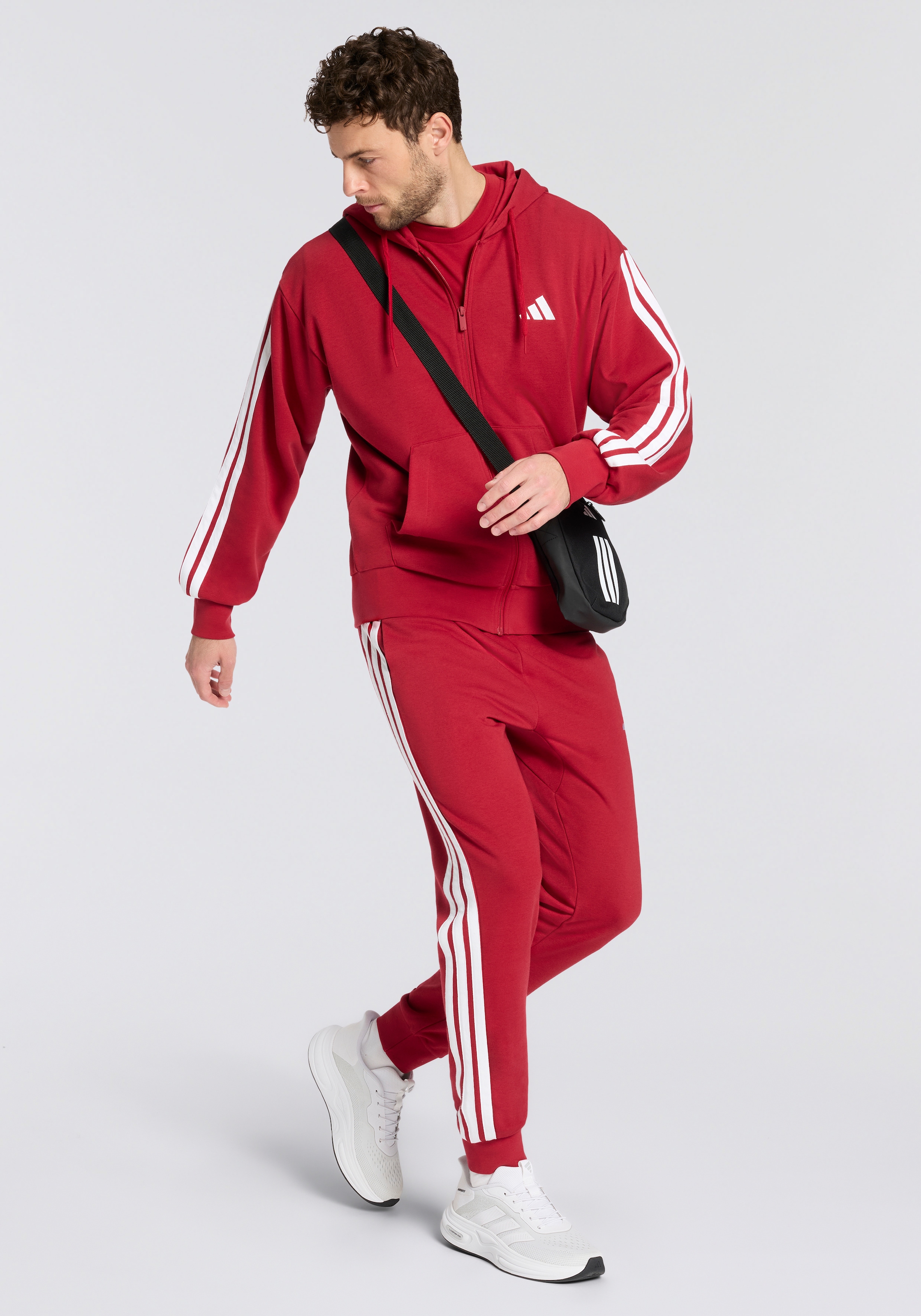 adidas Sportswear Sweat à capuche »ESSENTIALS 3-STREIFEN FRENCH TERRY«
