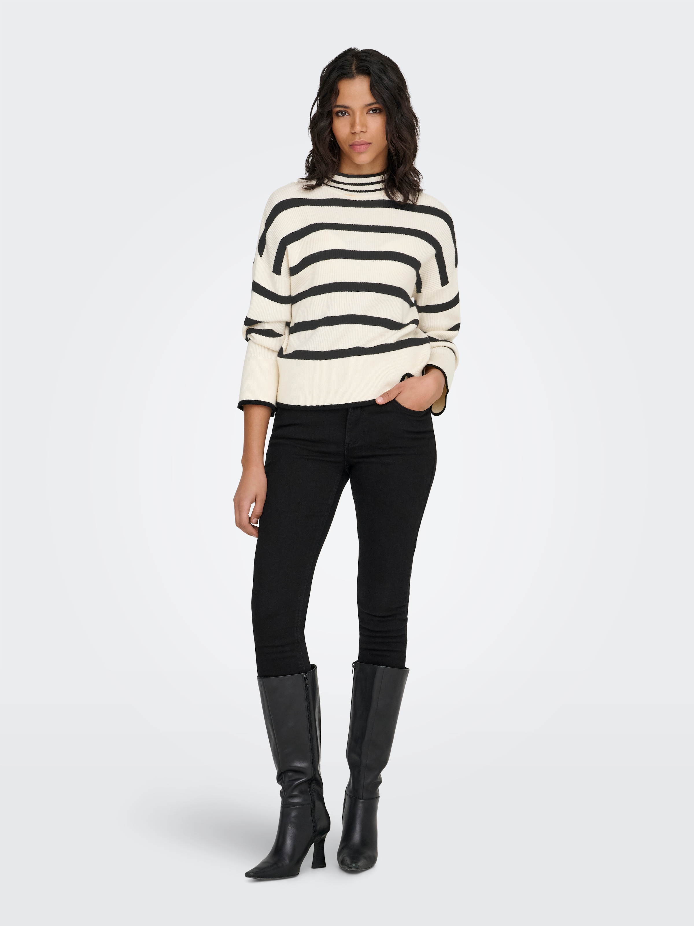 ONLY Stehkragenpullover »ONLIBI L/S HIGNECK PULLOVER«
