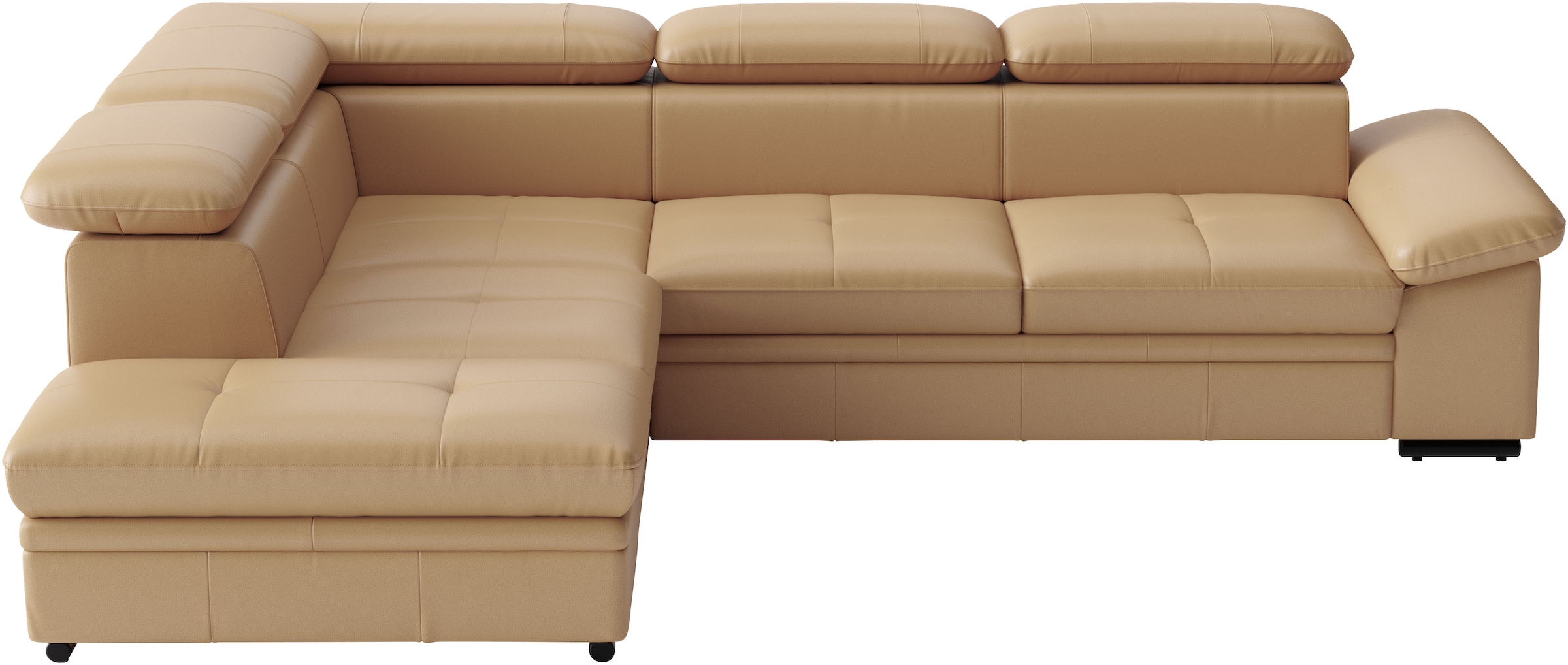 sit&more Canapé d'angle »Viola L-Form, B: 249 cm, Arm- & Kopfteilverstellung« optionnellement avec fonction de couchage