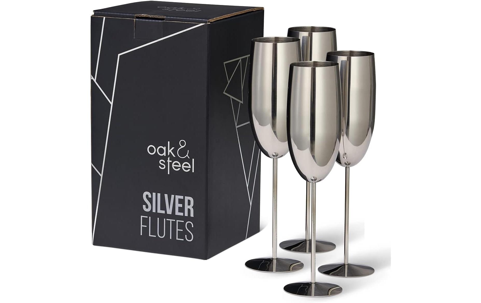   Flûte à champagne »Oak & Steel 285 ml, 4 Stück«