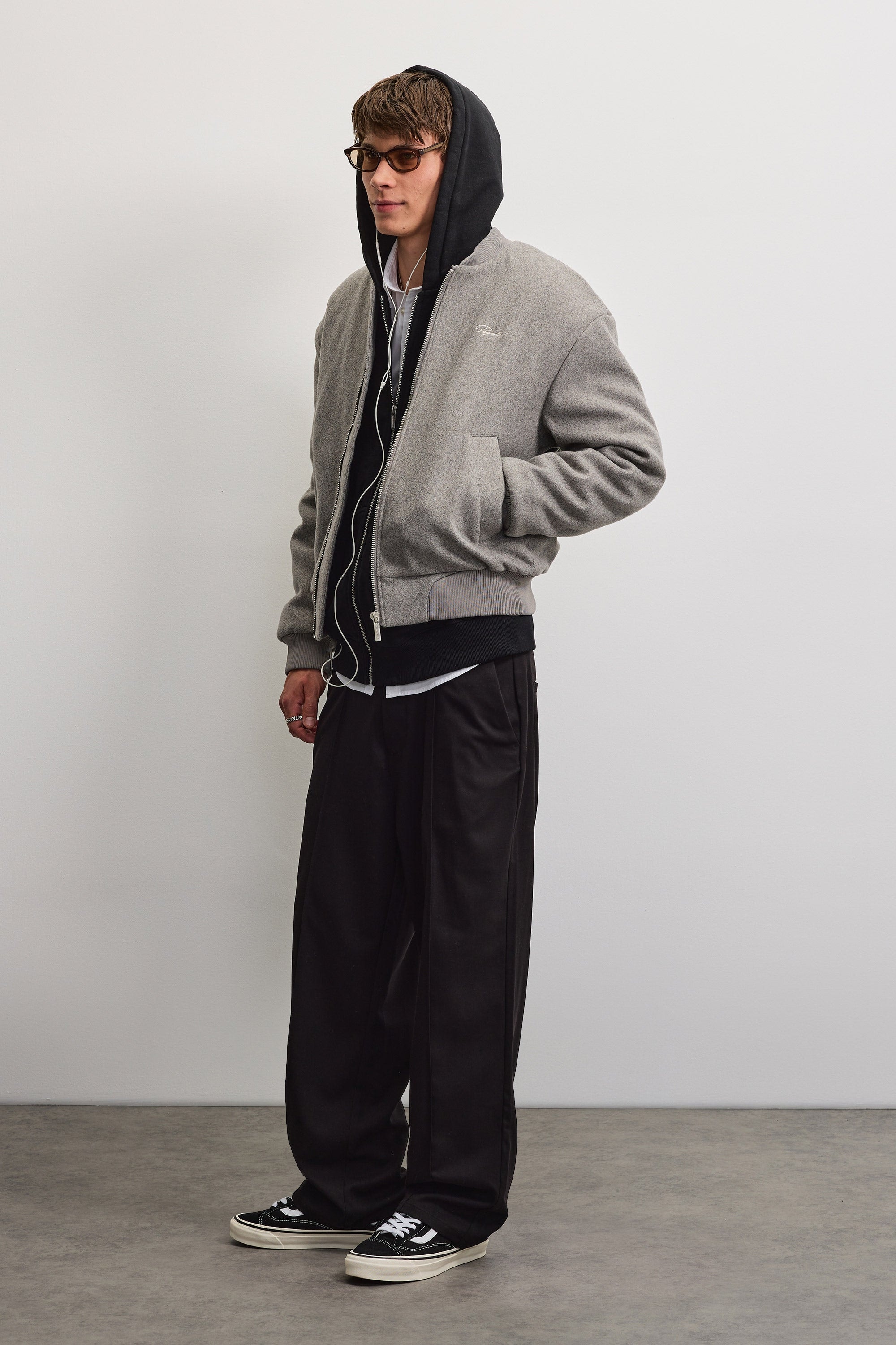 PEGADOR Veste bomber »LEGNANO WOOLOPTIC BOMBER JACKET« Kunstfaser, regular fit