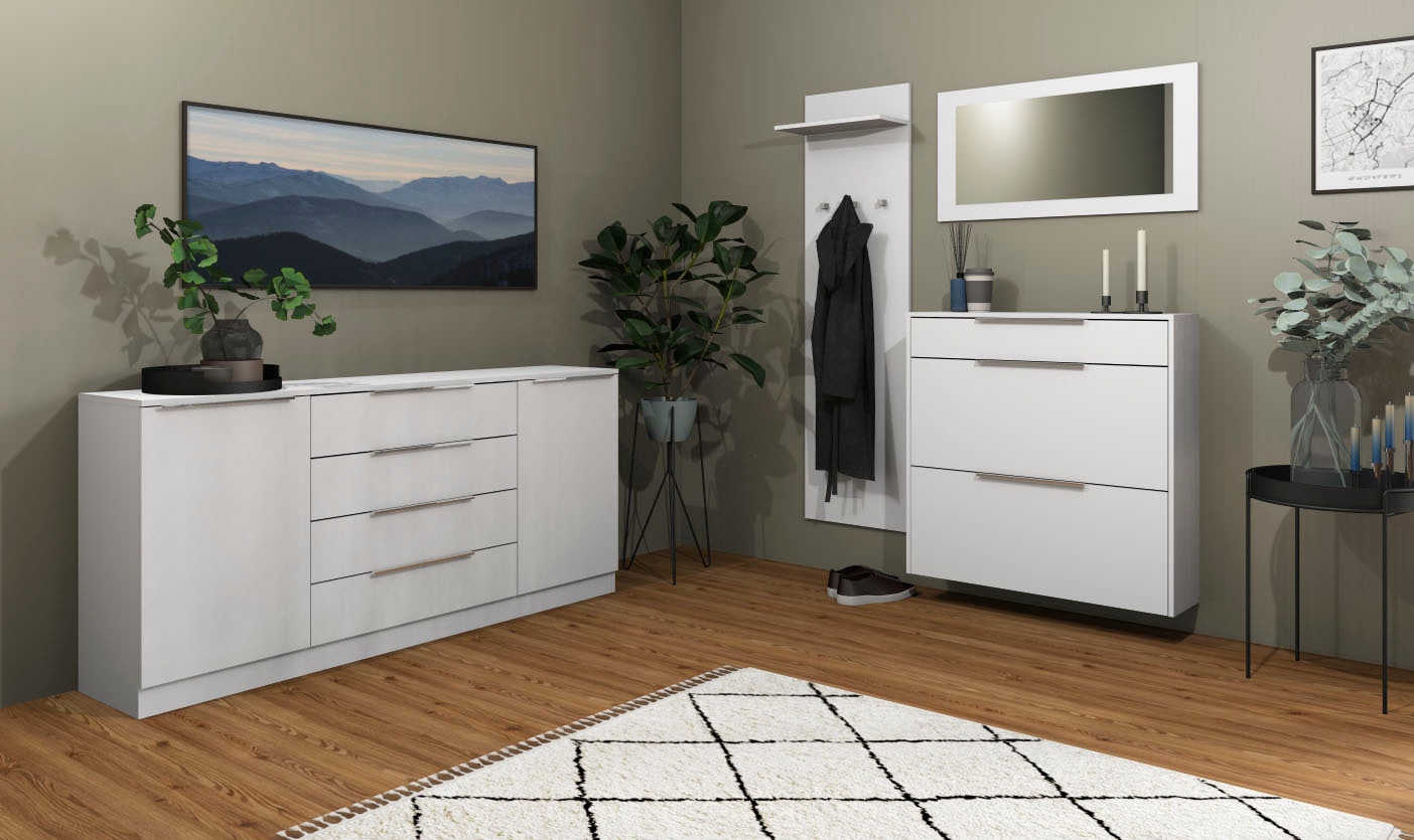 borchardt Möbel Schuhschrank »Oliva« Wandmontage, stehende Montage & Glasböden  unter Mehr aus der Serie