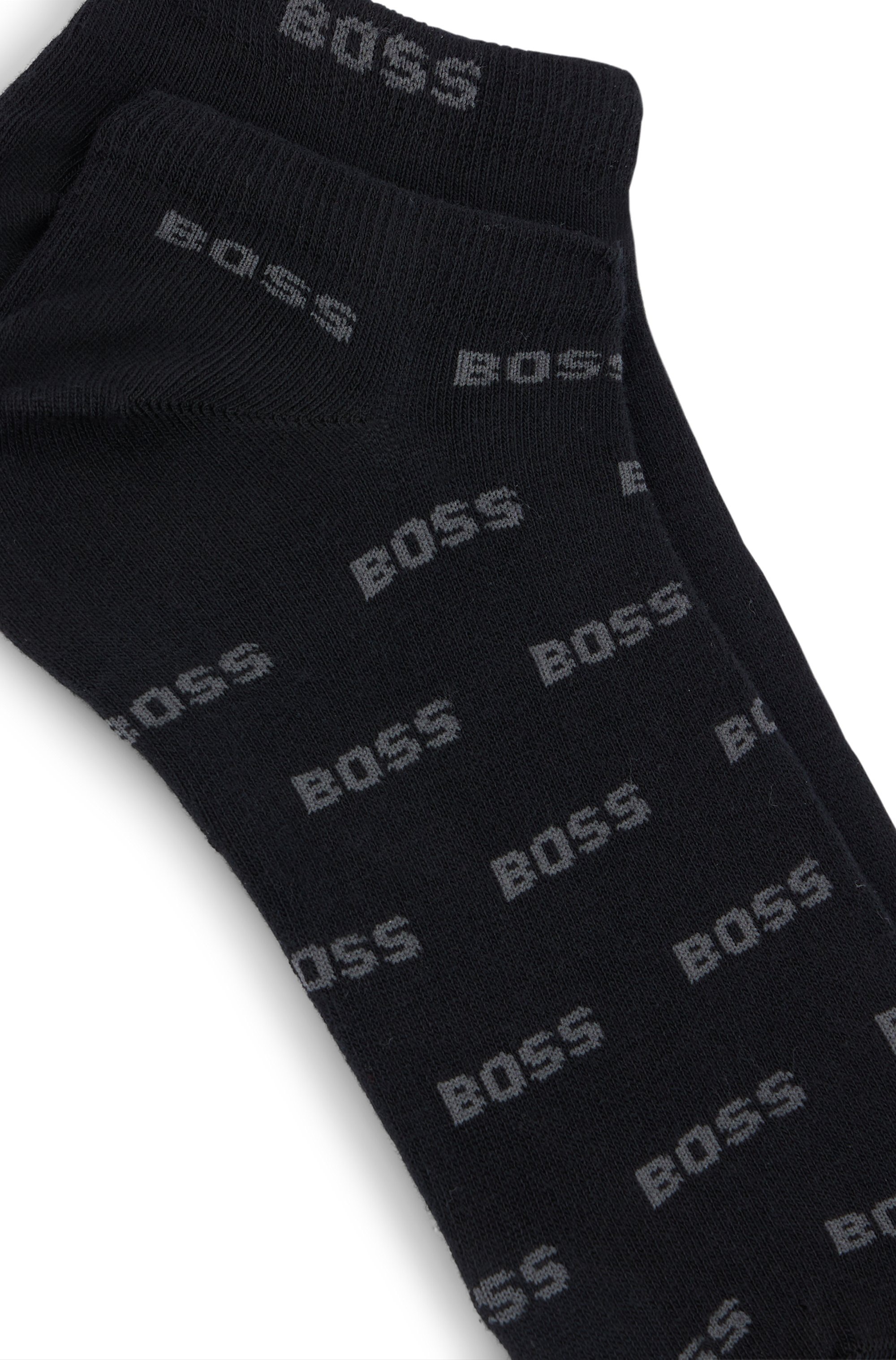 BOSS Freizeitsocken »2P AS Allover CC« Packung, 2er,  mit Logostickereien