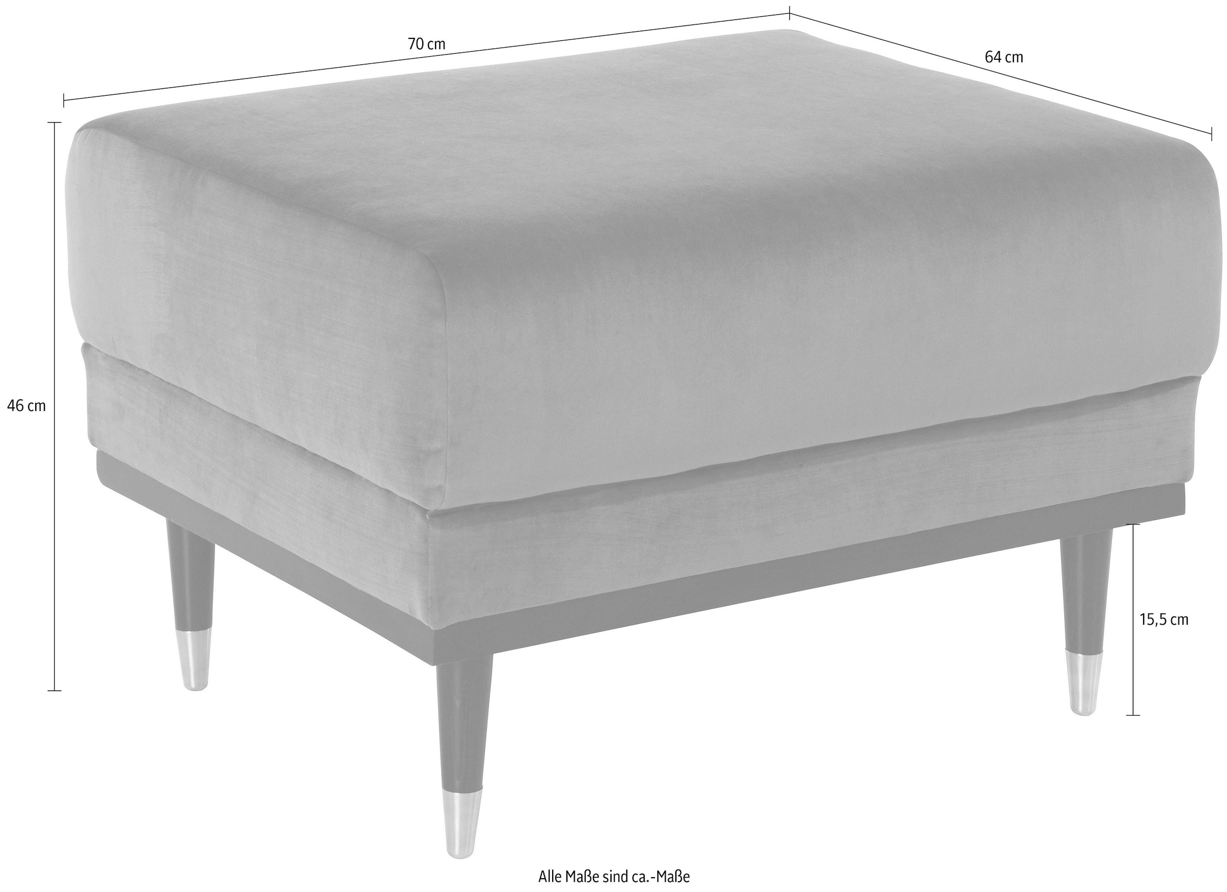 Home affaire Tabouret »Chamby« mit Holzrahmen unten