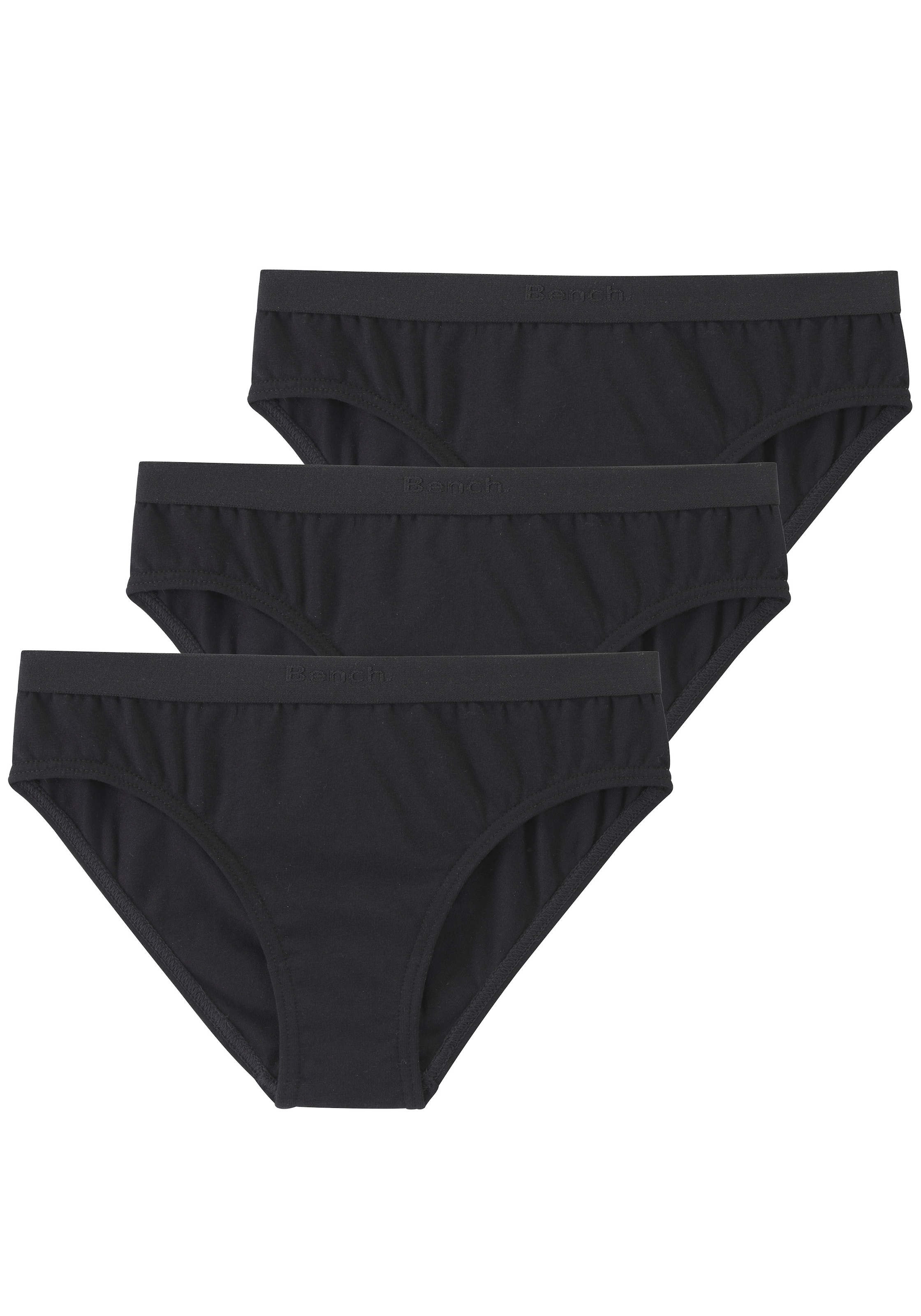 Bench. Slip Packung, 3 Stk. mit weichem Webbund und Bench Schriftzug