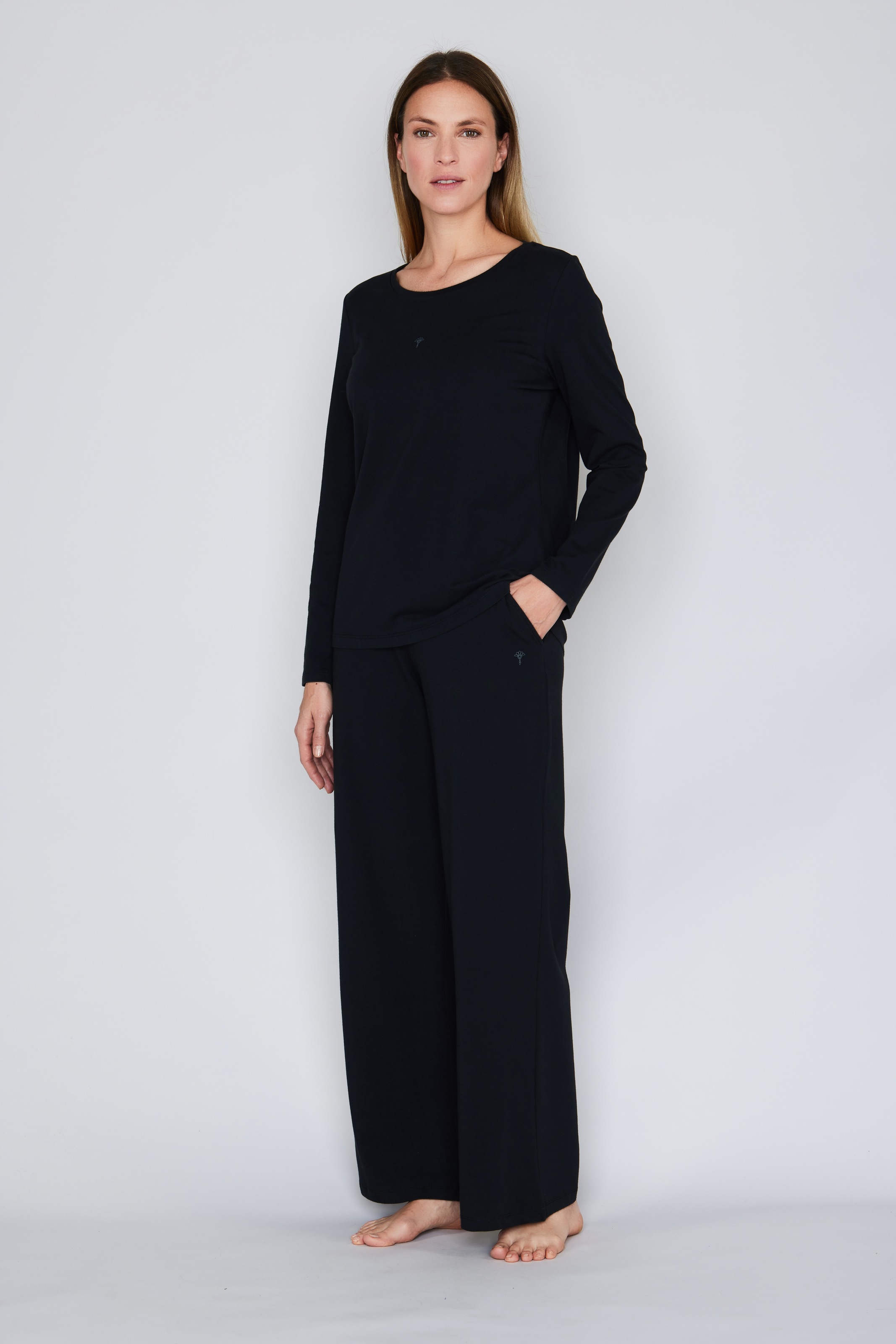 JOOP! Pyjamaoberteil »Cosy« mit Rundhalsausschnitt