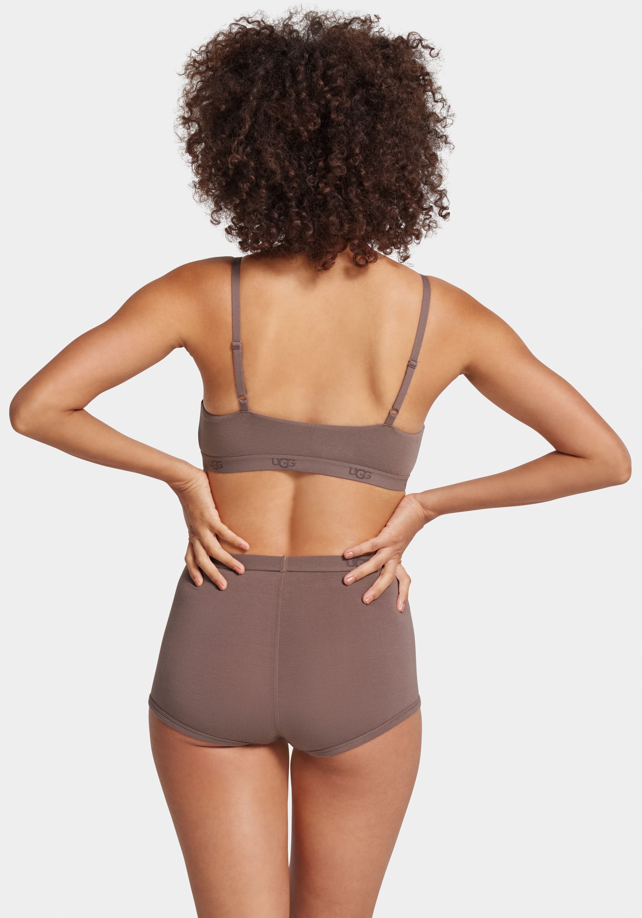 UGG Bralette »Estella Bralette«, Satinband mit Markenlogo