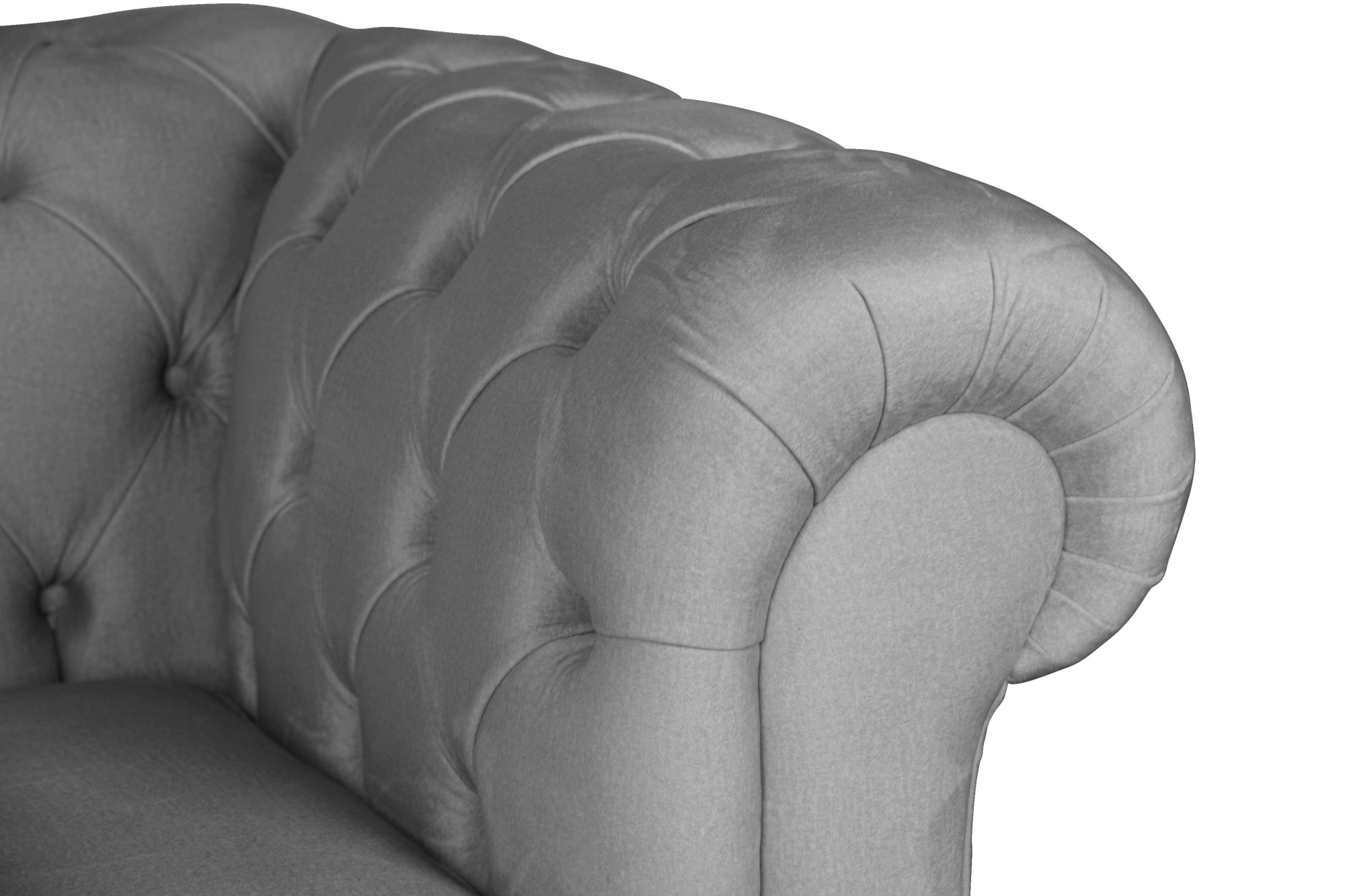 Home affaire 3-places »CHARENTE, optionale Schlafsofa, Chesterfield-Sofa, Bettfunktion« mit edler Knopfheftung und typischen Armlehnen, B/T/H 198/89/74 cm