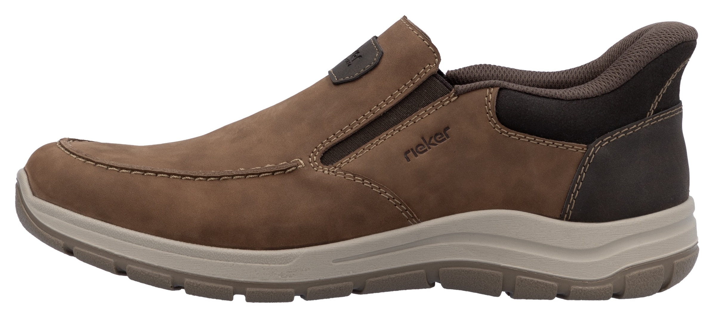 Rieker Slip-On Sneaker  , Slipper, Freizeitschuh, Halbschuh mit Gummizug und Soft Einlegesohle