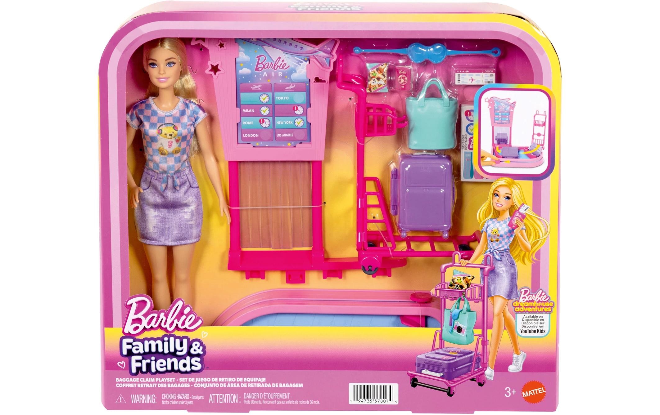 Barbie Poupée à habiller »Barbie Kofferband Spielset mit Puppe Malibu«