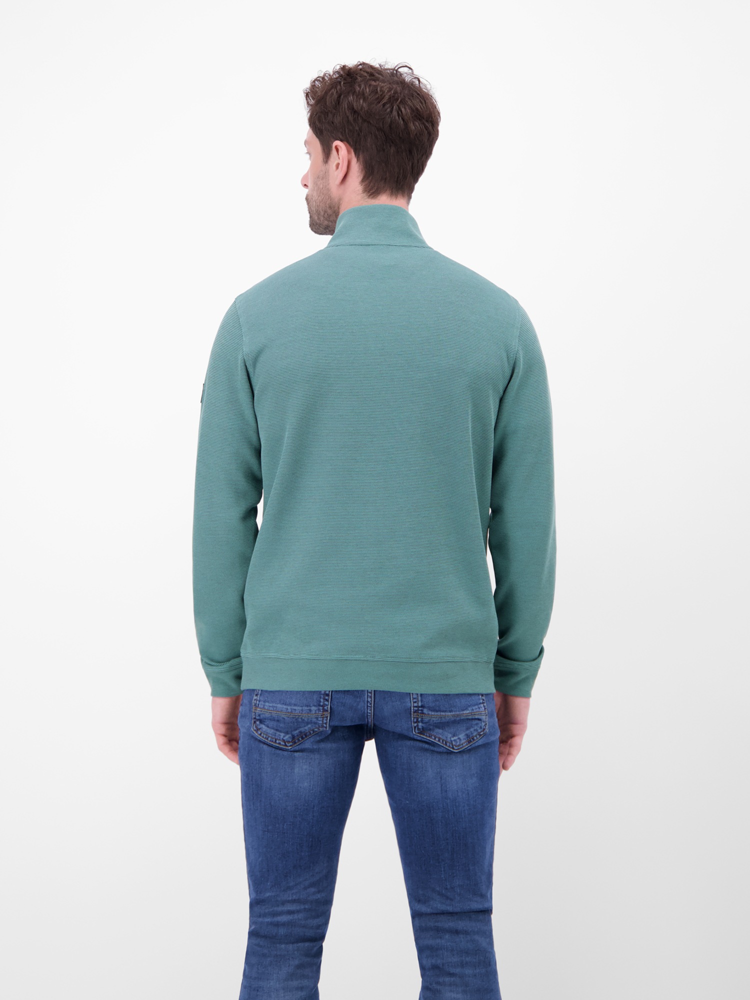 LERROS Sweatshirt »Troyer in hochwertiger Sweatqualität«, Hochwertige Qualität für den Alltag, Regular Fit, Einfarbig
