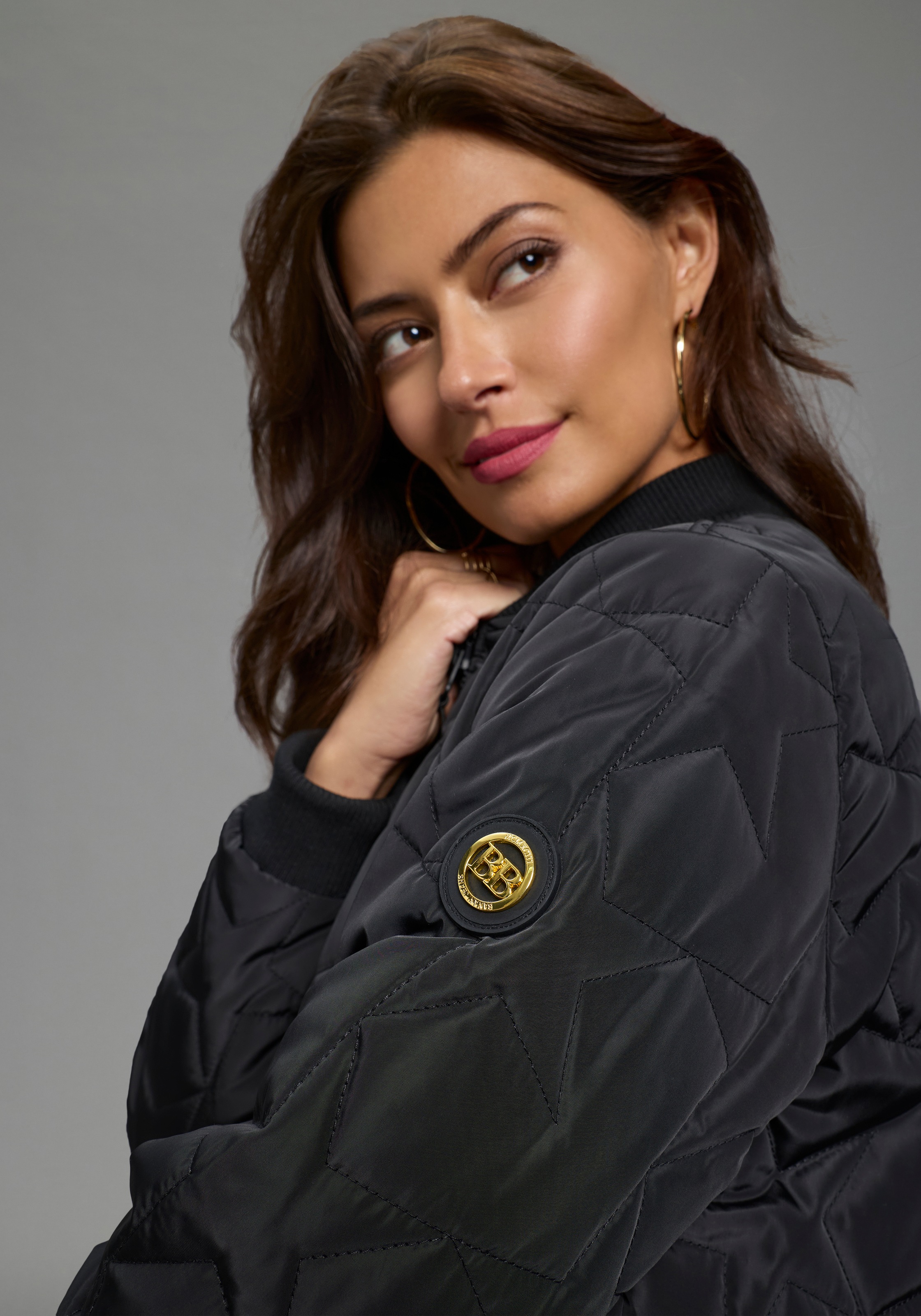 Bruno Banani Blouson mit durchgehendem Reissverschluss, mit Reissverschlusstaschen